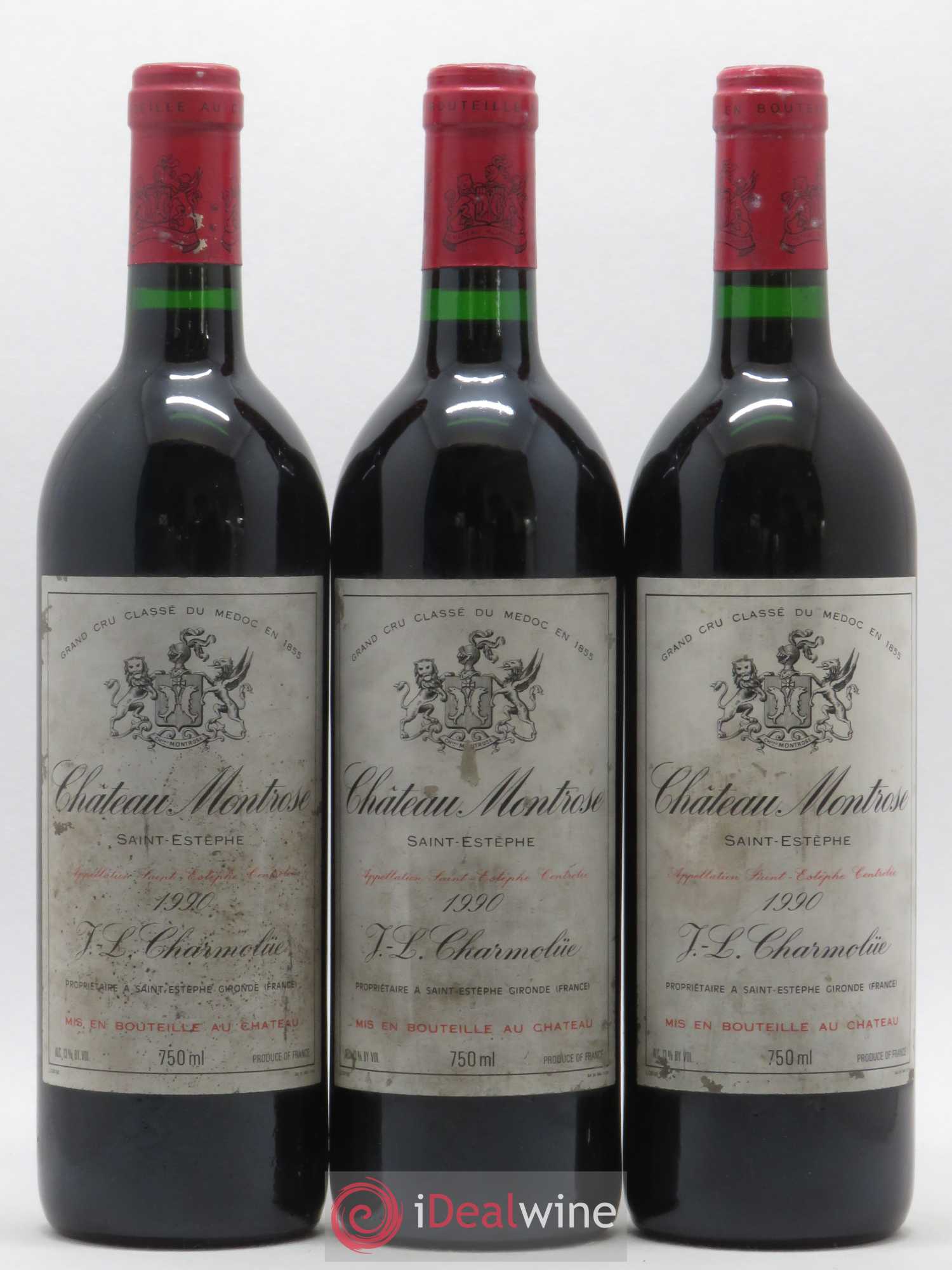 Château Montrose 2ème Grand Cru Classé 1990 - Lot de 12 bouteilles - 3