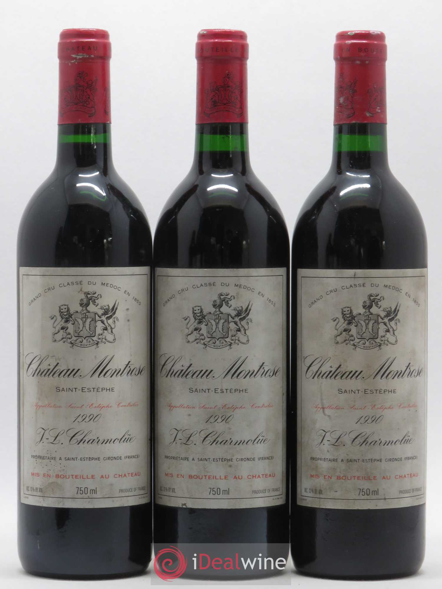 Château Montrose 2ème Grand Cru Classé 1990 - Lot de 12 bouteilles - 4