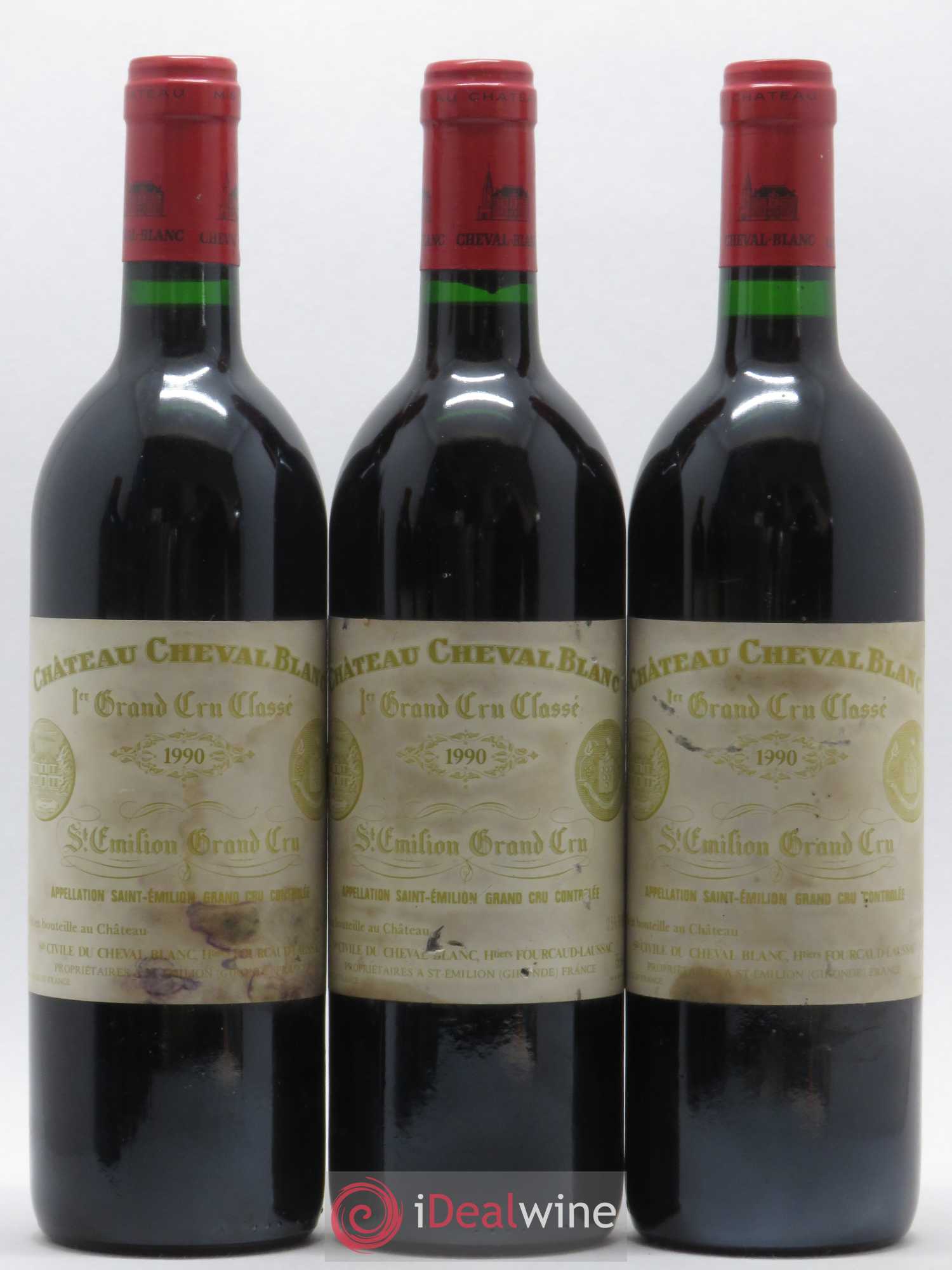 Château Cheval Blanc 1er Grand Cru Classé A 1990 - Lot de 6 bouteilles - 2