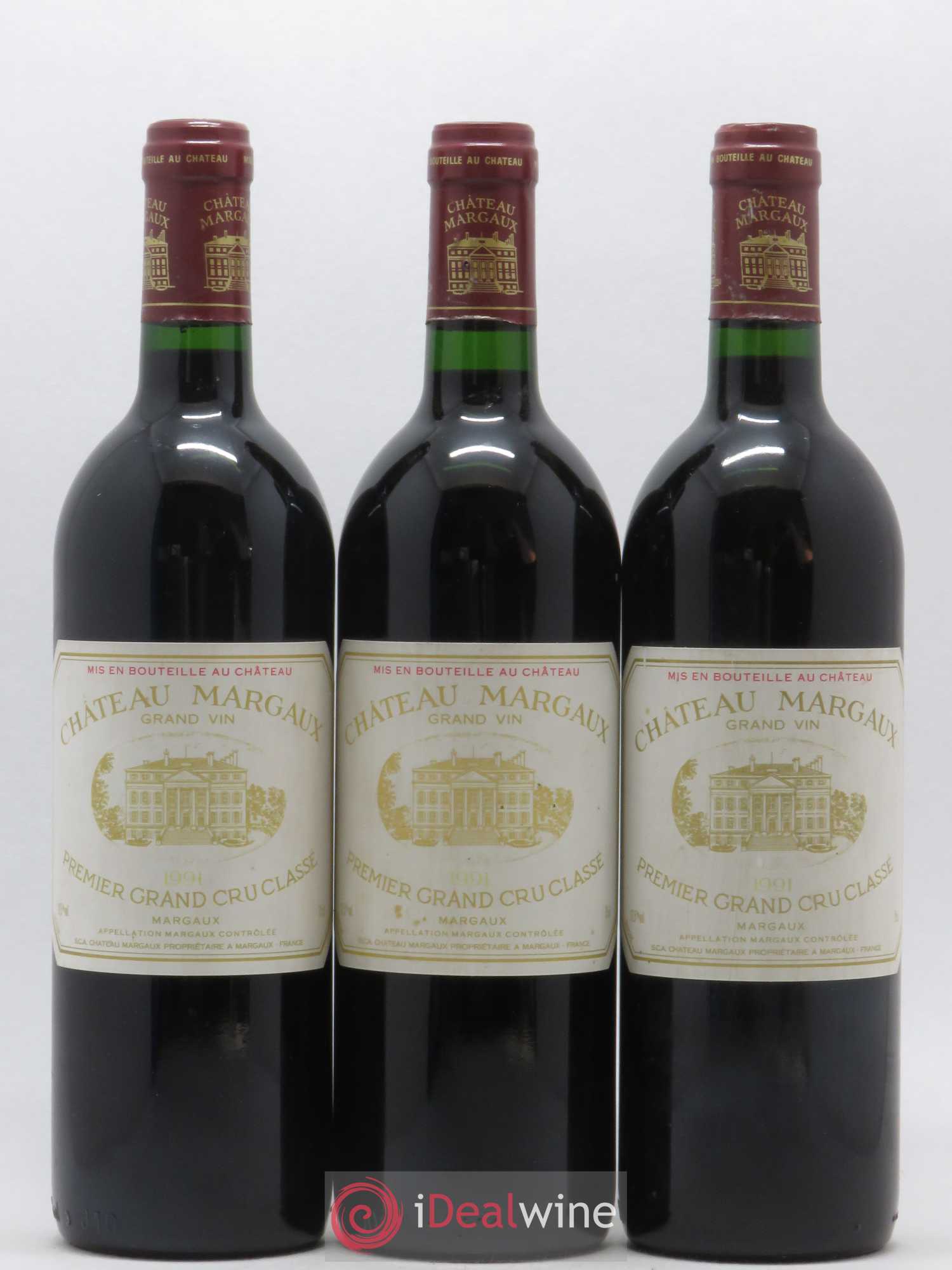 Château Margaux 1er Grand Cru Classé 1991 - Lot de 12 bouteilles - 1