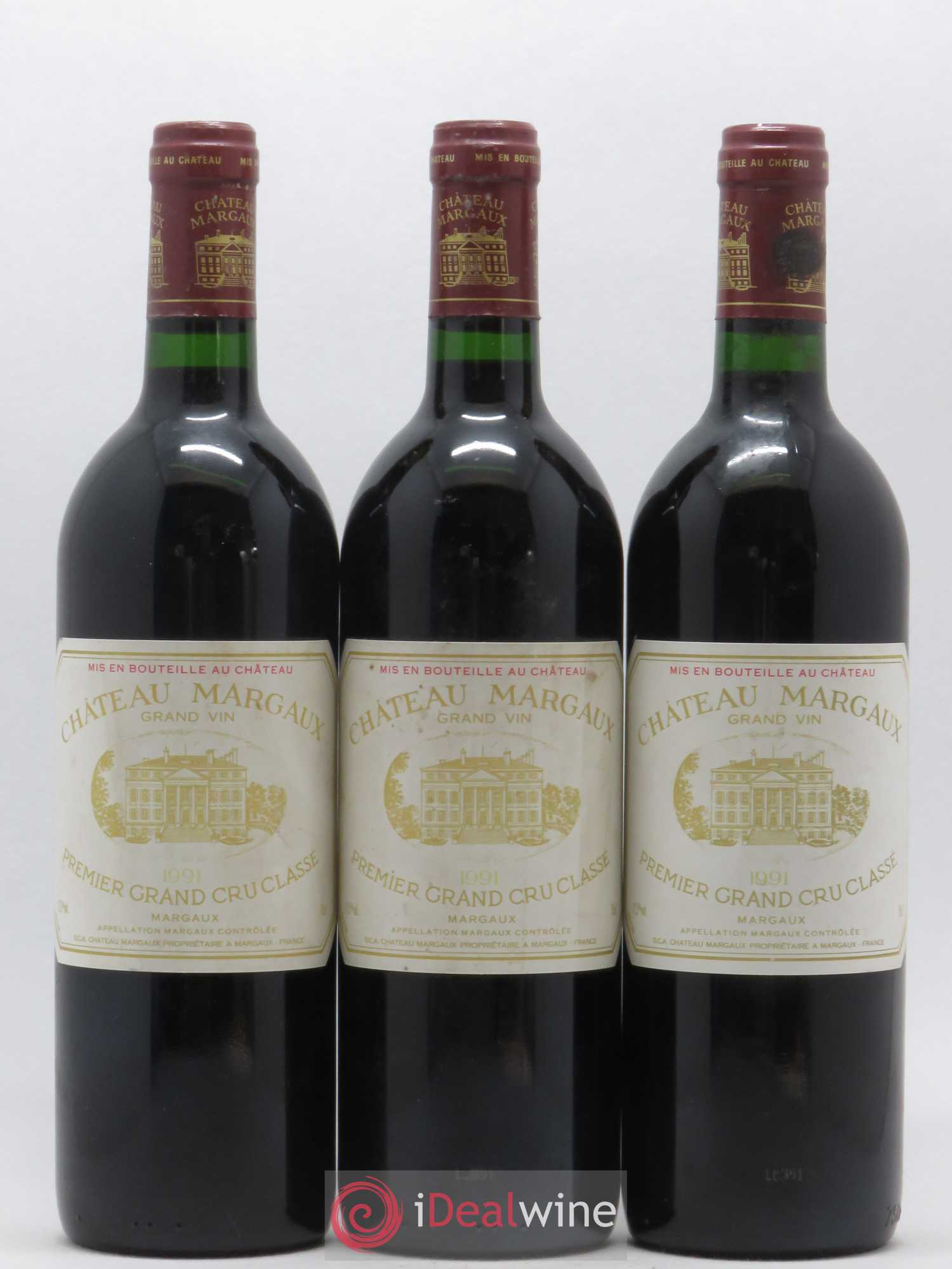 Château Margaux 1er Grand Cru Classé 1991 - Lot de 12 bouteilles - 3