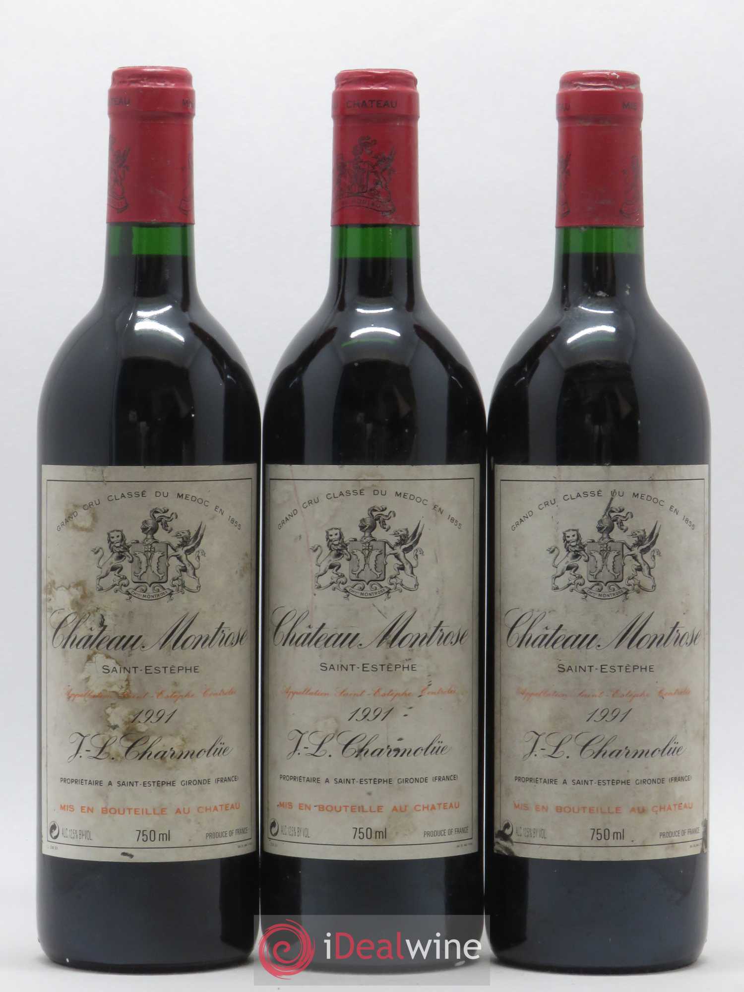Château Montrose 2ème Grand Cru Classé 1991 - Lot de 12 bouteilles - 3