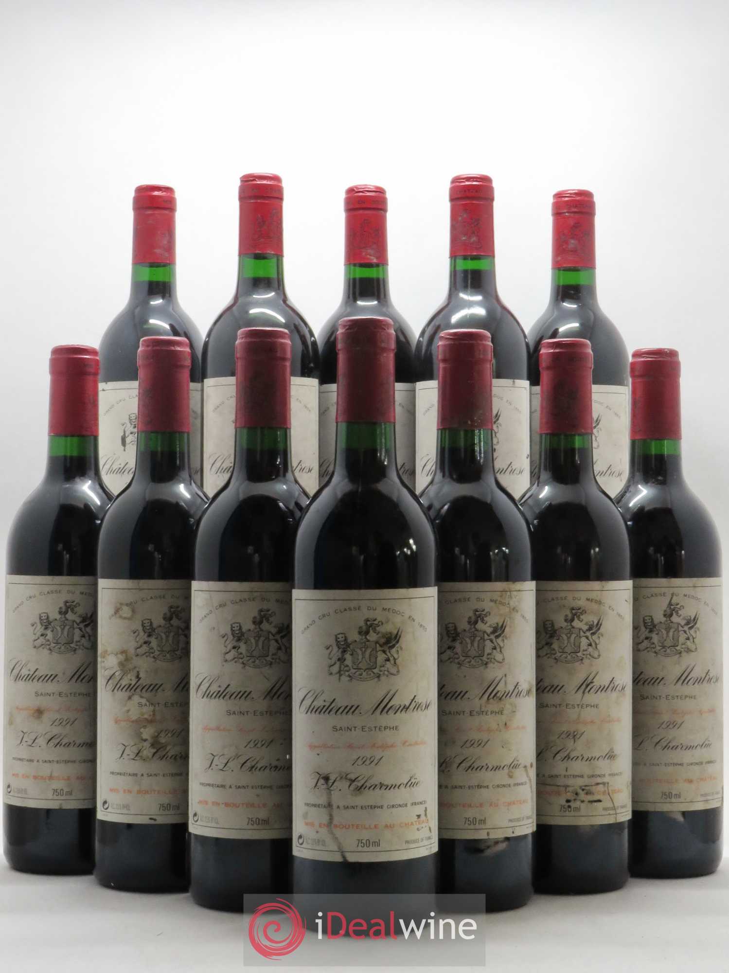 Château Montrose 2ème Grand Cru Classé 1991 - Lot de 12 bouteilles - 0