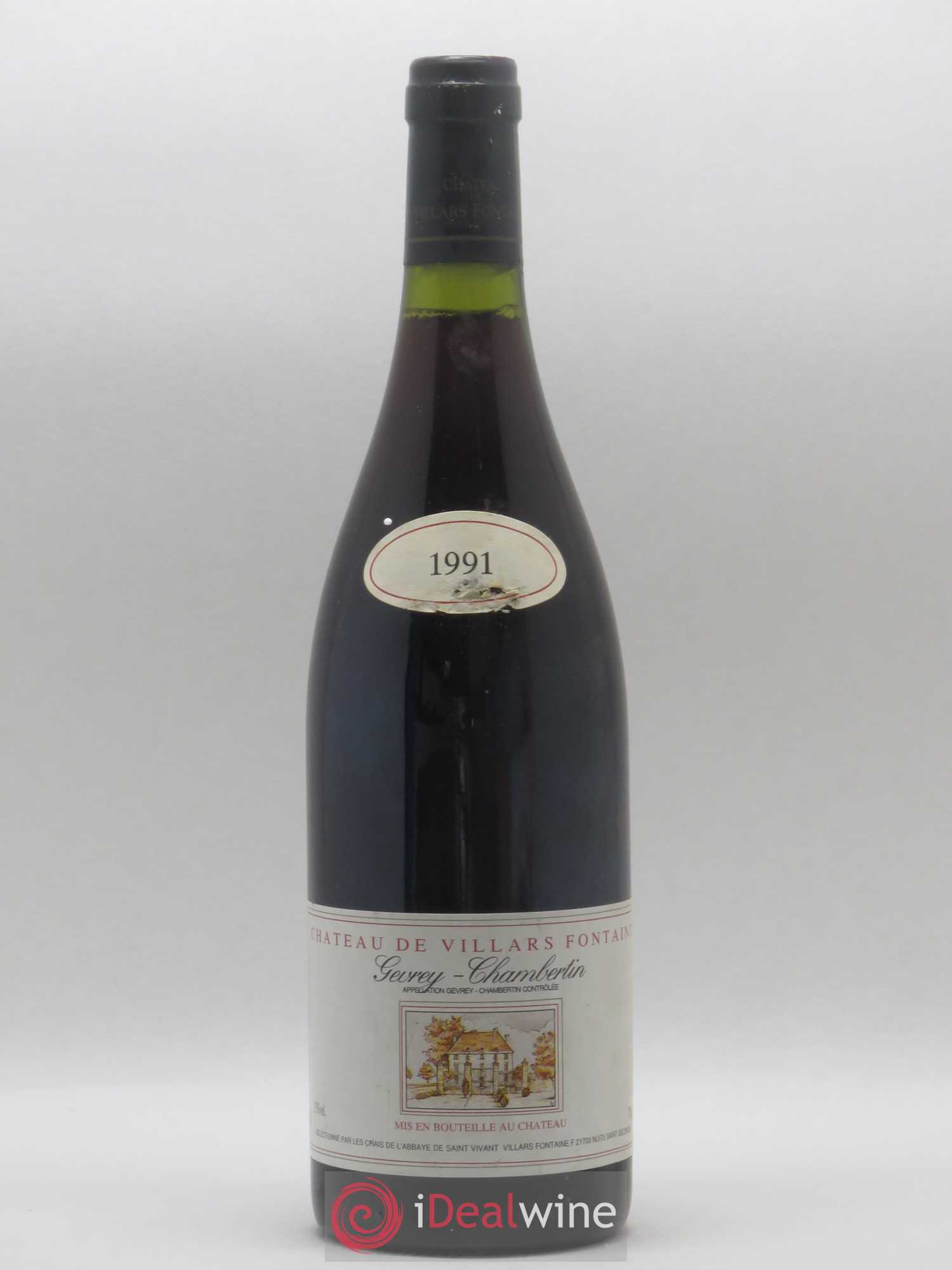 Gevrey-Chambertin Château Villars Fontaine 1991 - Posten von 1 Flasche - 0