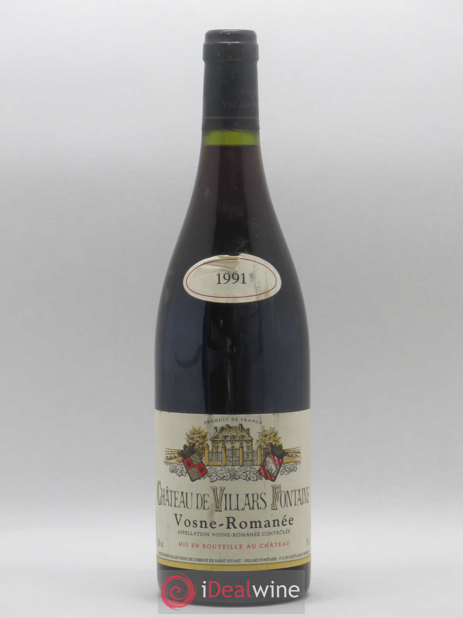 Vosne-Romanée Château Villars Fontaine 1991 - Posten von 1 Flasche - 0