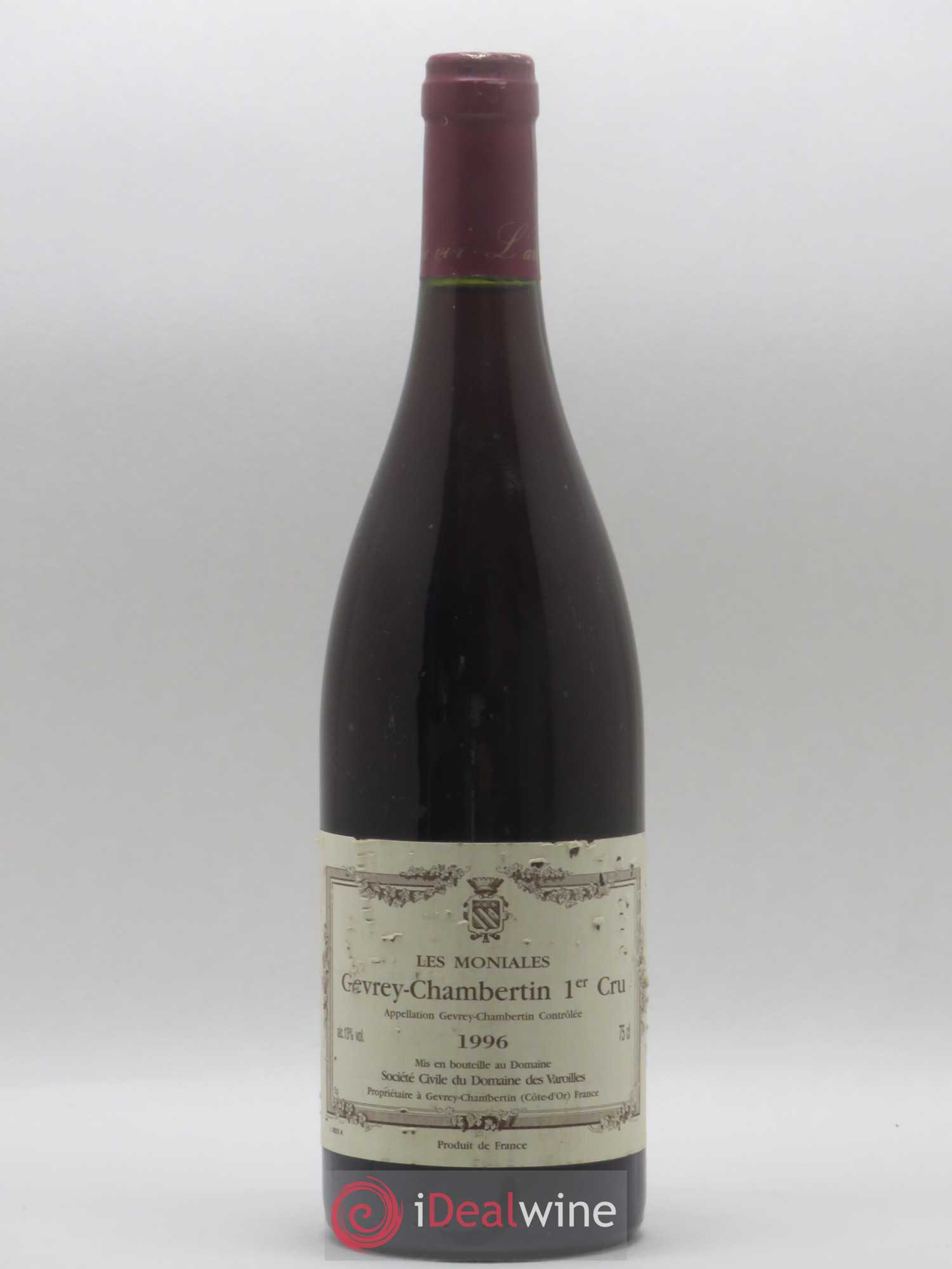 Gevrey-Chambertin 1er Cru Les Moniales Domaine des Varoilles 1996 - Lot de 1 bouteille - 0