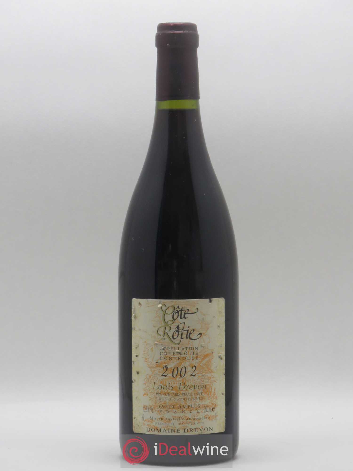Côte-Rôtie Louis Drevon 2002 - Posten von 1 Flasche - 0
