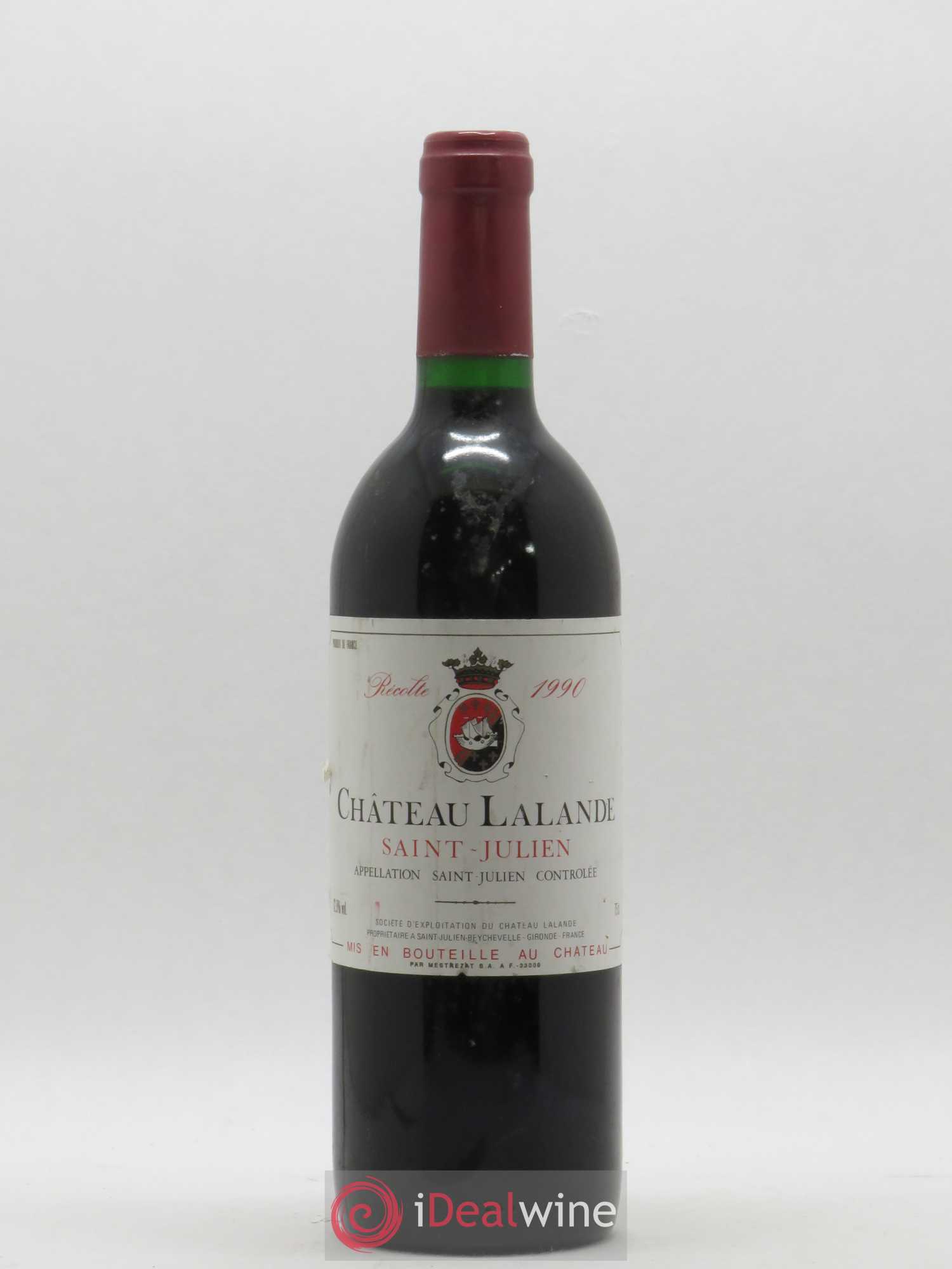 Château Lalande 1990 - Lot de 1 bouteille - 0