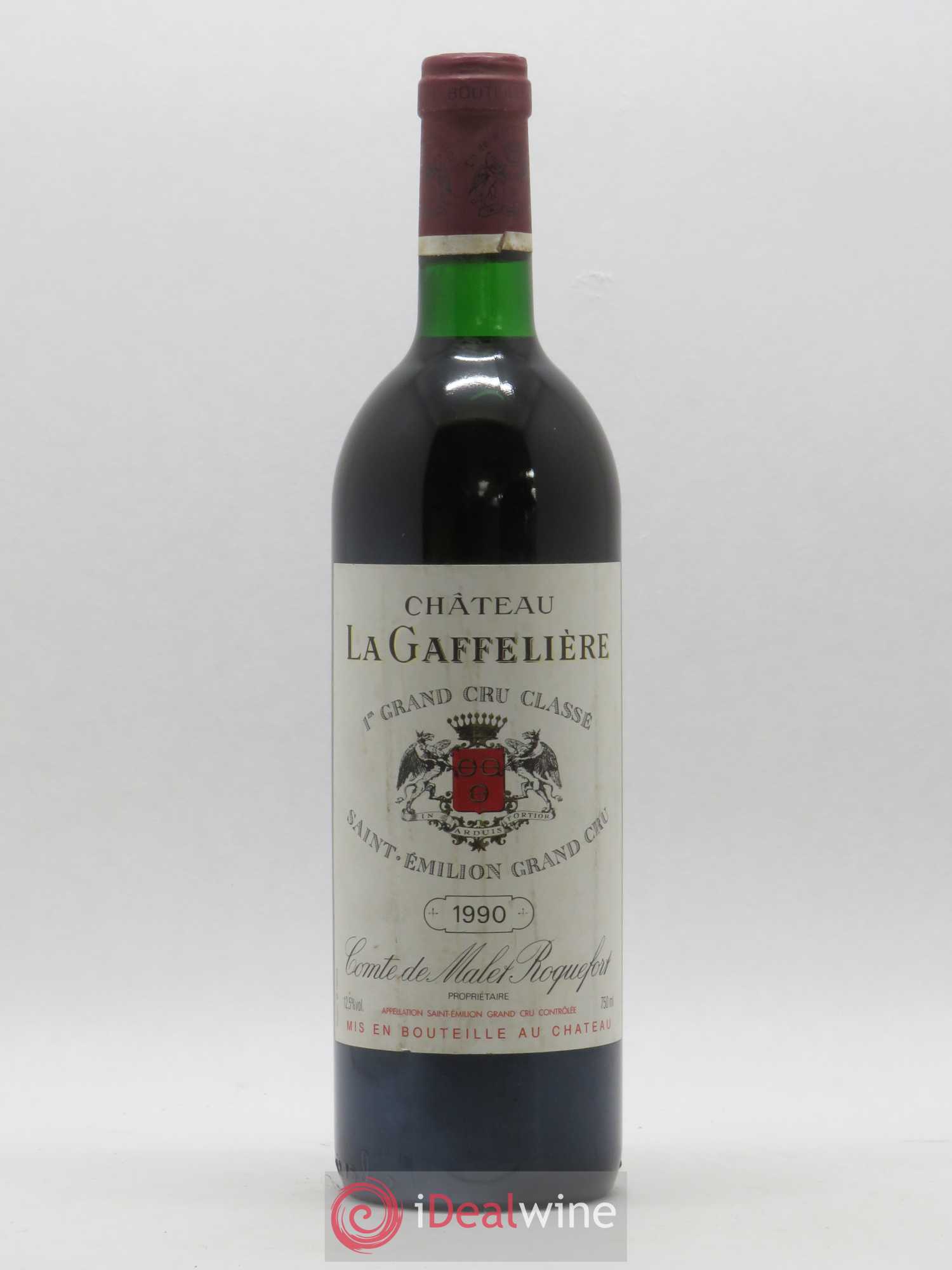 Château la Gaffelière 1er Grand Cru Classé B 1990 - Lot de 1 bouteille - 0