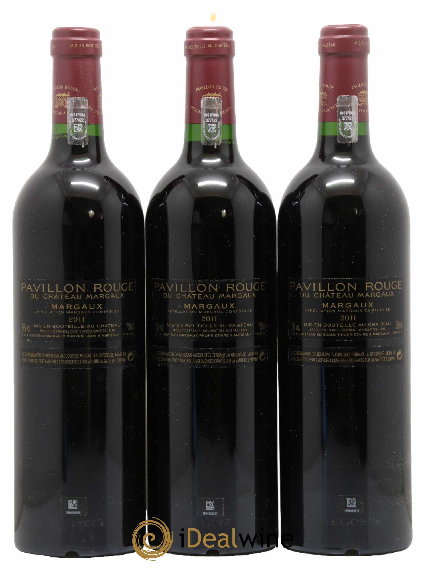 Pavillon Rouge du Château Margaux Second Vin 2011 - Lot de 3 bouteilles - 1