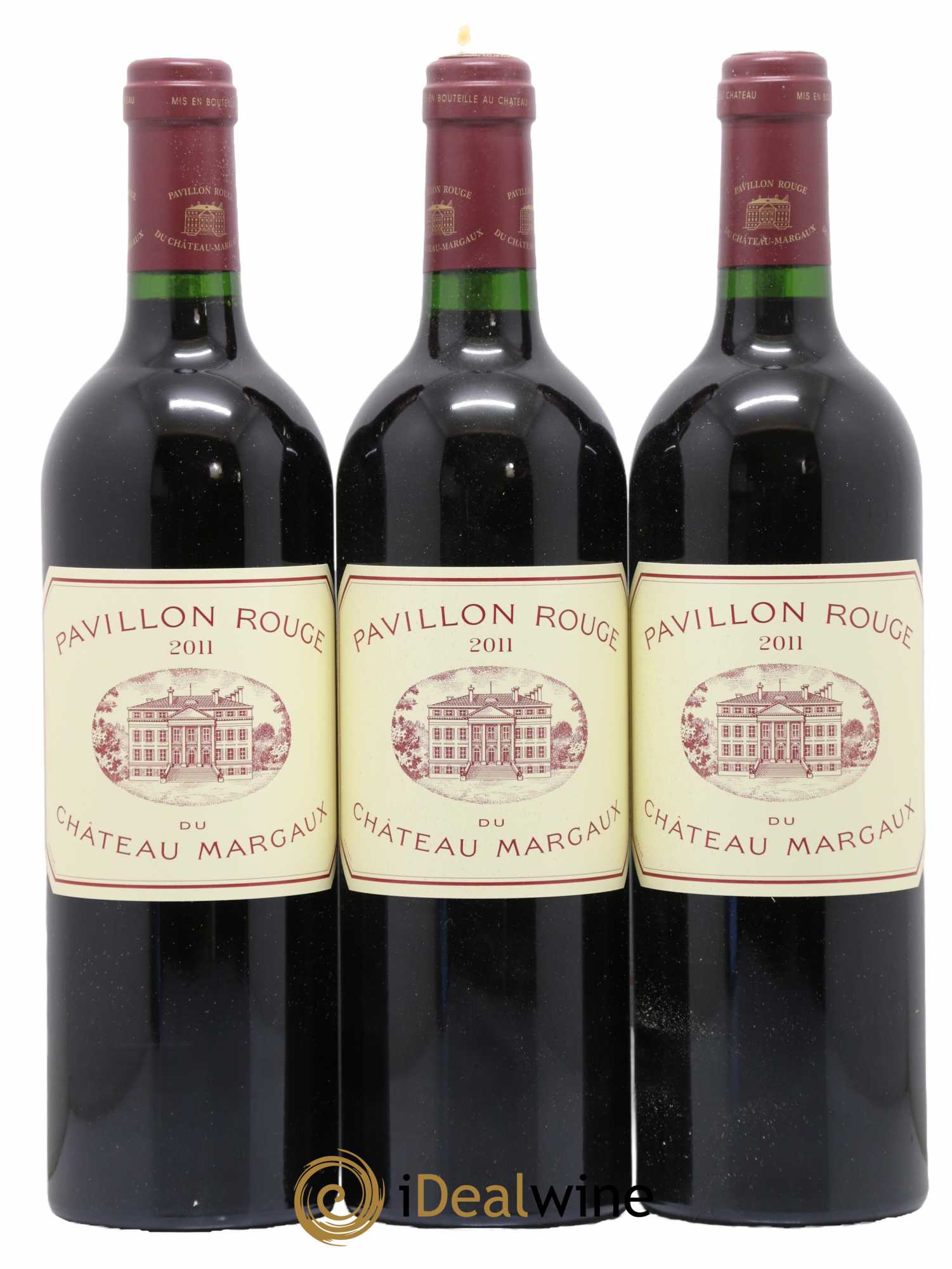 Pavillon Rouge du Château Margaux Second Vin 2011 - Lot de 3 bouteilles - 0