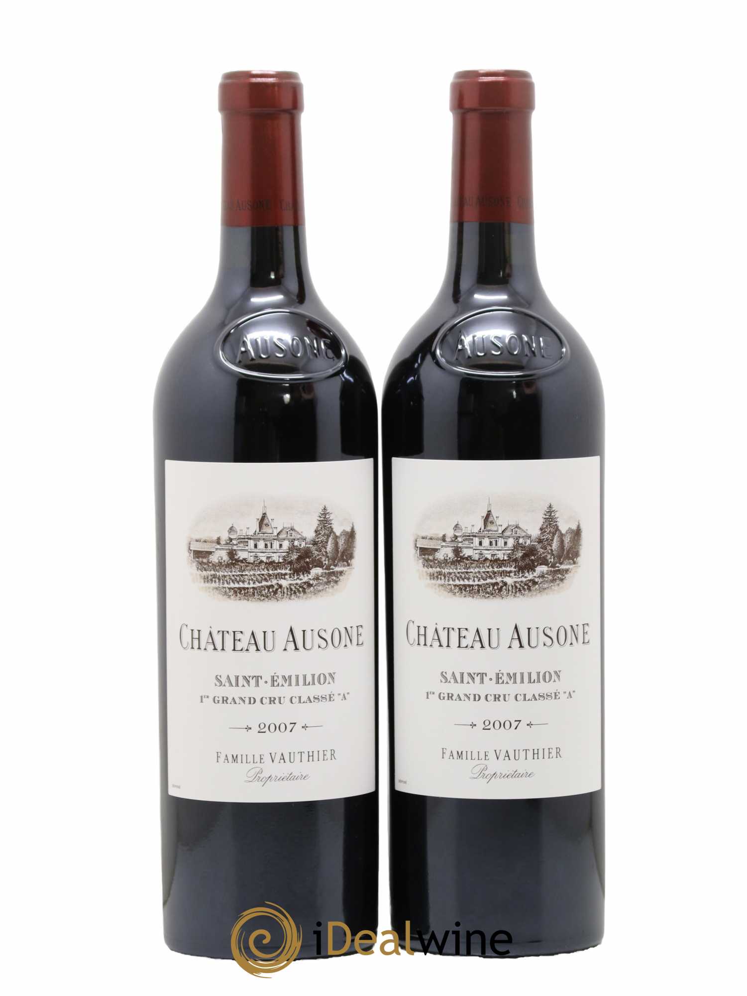 Château Ausone 1er Grand Cru Classé A 2007 - Lot de 2 bouteilles - 0