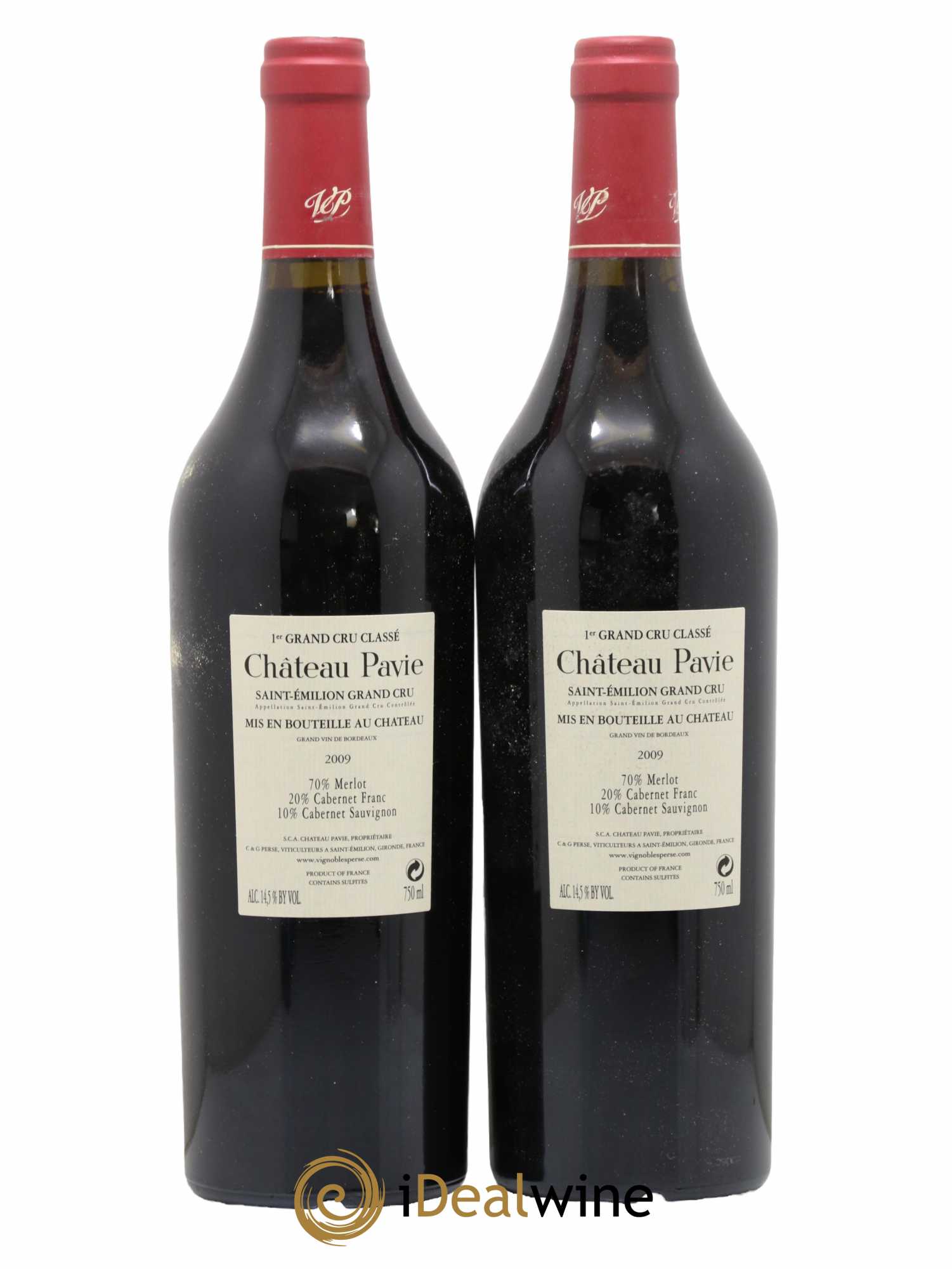 Château Pavie 1er Grand Cru Classé A 2009 - Lot de 2 bouteilles - 1