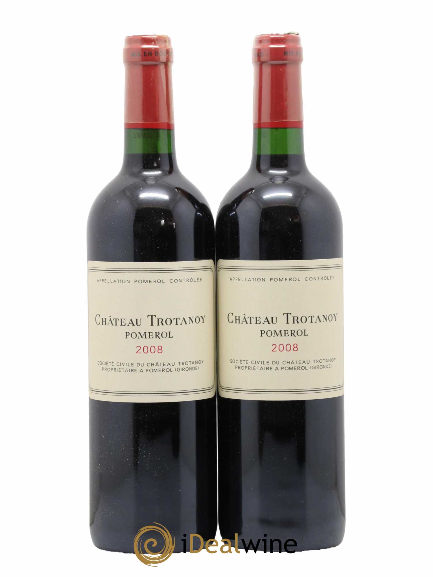 Château Trotanoy 2008 - Lot de 2 bouteilles - 0