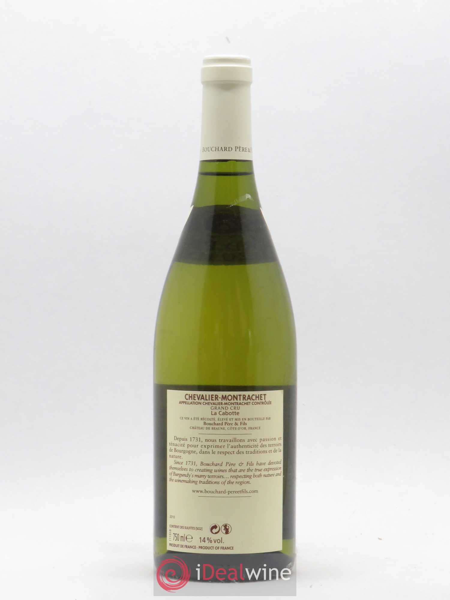 Chevalier-Montrachet Grand Cru La Cabotte Bouchard Père & Fils  (sans prix de réserve) 2010 - Lot de 1 bouteille - 1