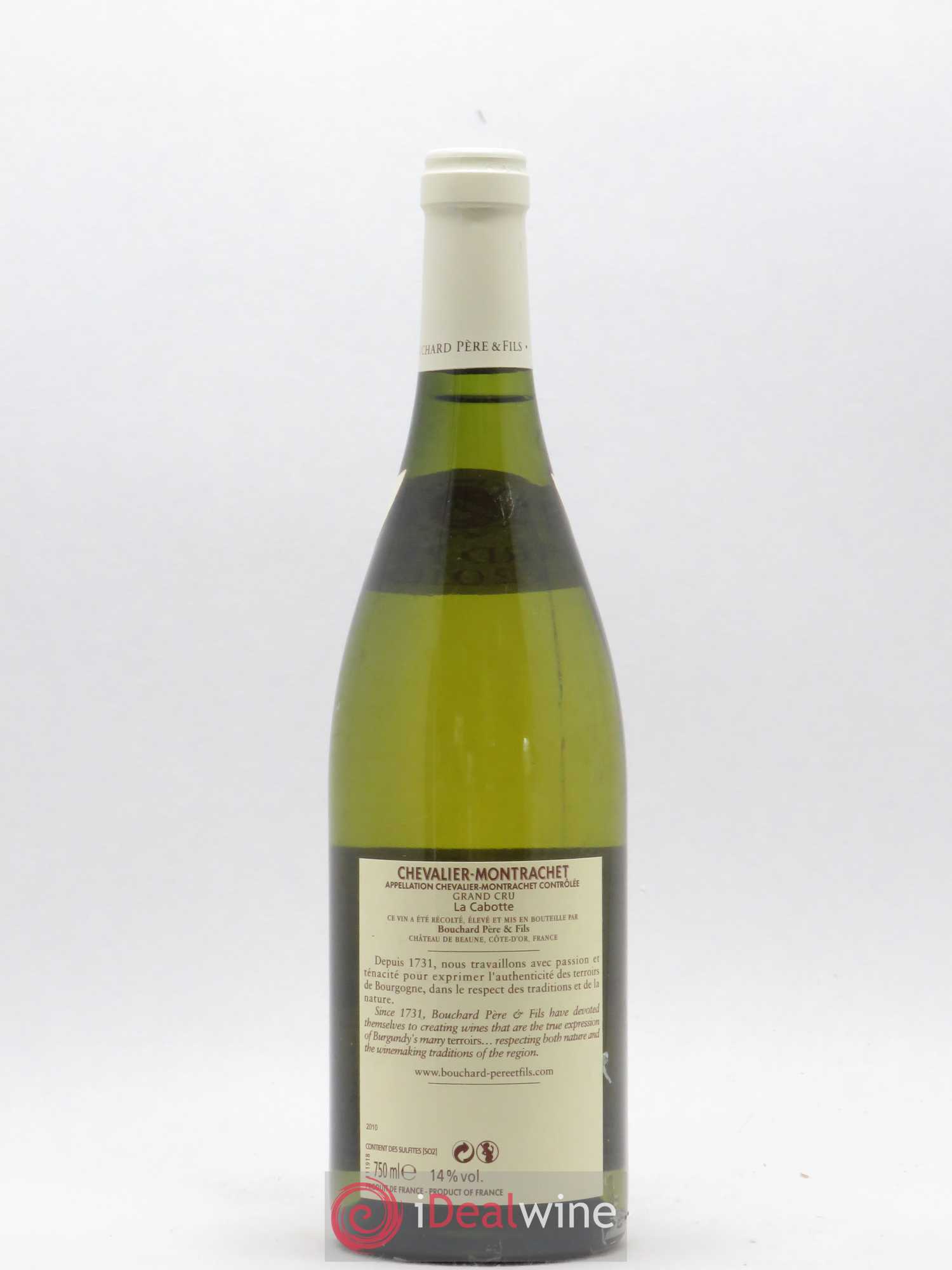 Chevalier-Montrachet Grand Cru La Cabotte Bouchard Père & Fils (sans prix de réserve) 2010 - Lot de 1 bouteille - 1