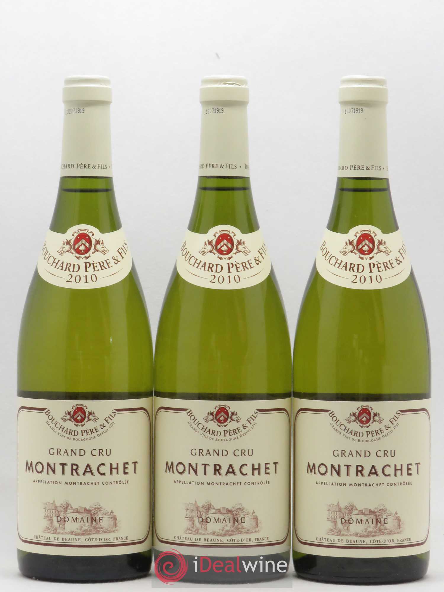 Montrachet Grand Cru Bouchard Père & Fils 2010 - Lot de 3 bouteilles - 0