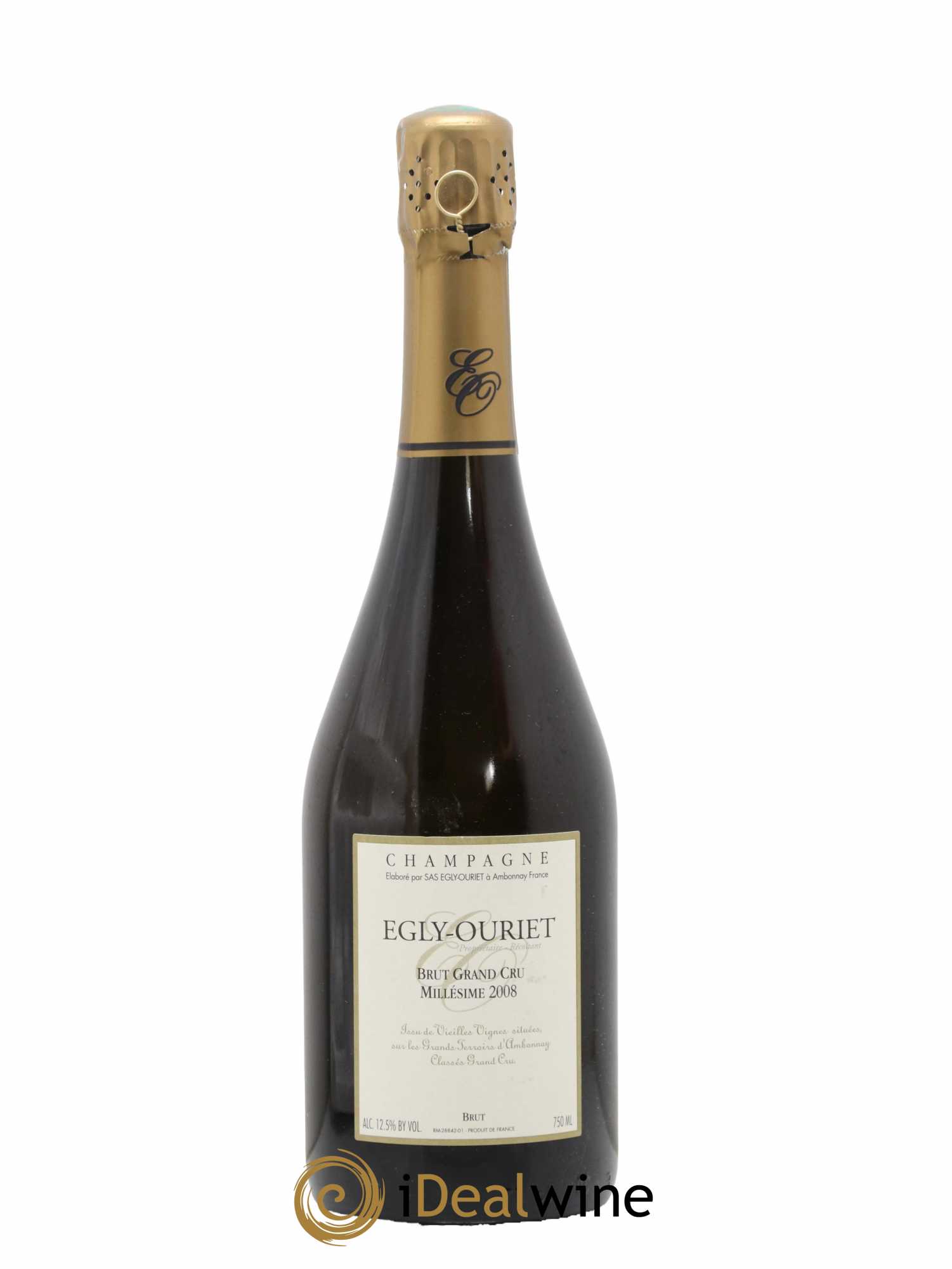 Ambonnay Vieilles Vignes Brut Millésimé Egly-Ouriet 2008 - Lot de 1 bouteille - 0