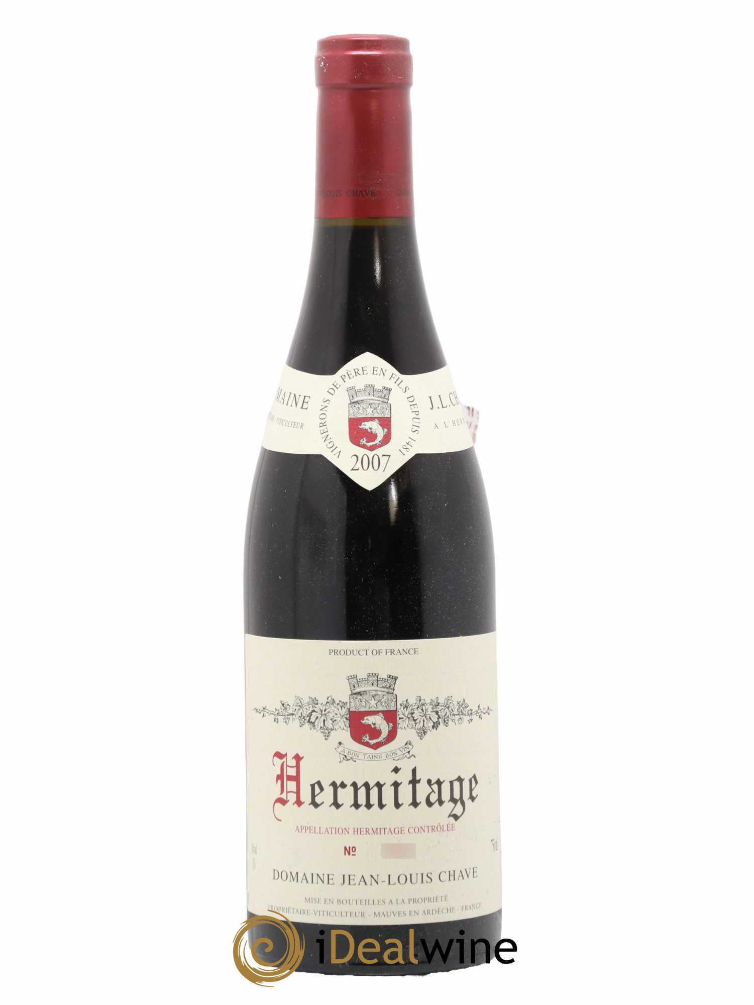 Hermitage Jean-Louis Chave 2007 - Lot de 1 bouteille - 0