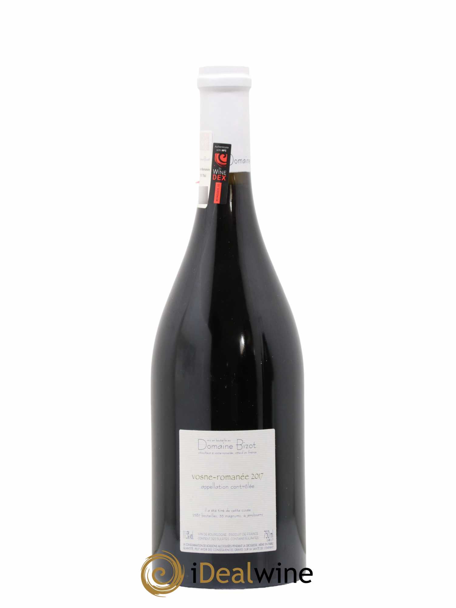 Vosne-Romanée Bizot (Domaine) 2017 - Lot de 1 bouteille - 1
