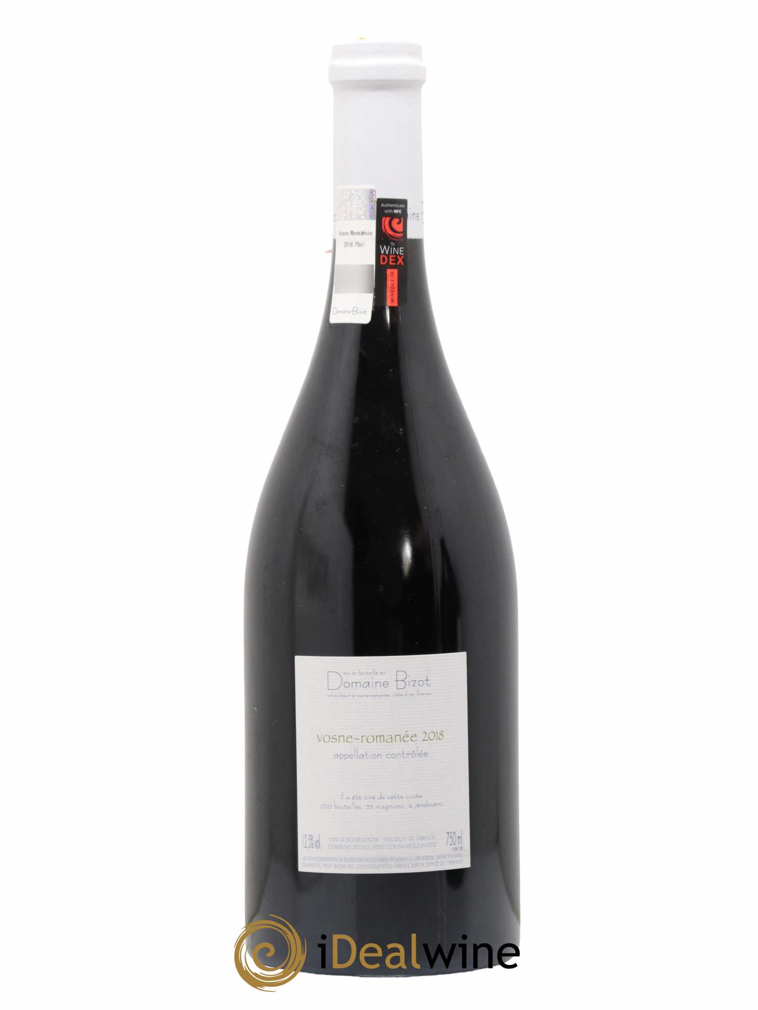 Vosne-Romanée Bizot (Domaine) 2018 - Lot de 1 bouteille - 1