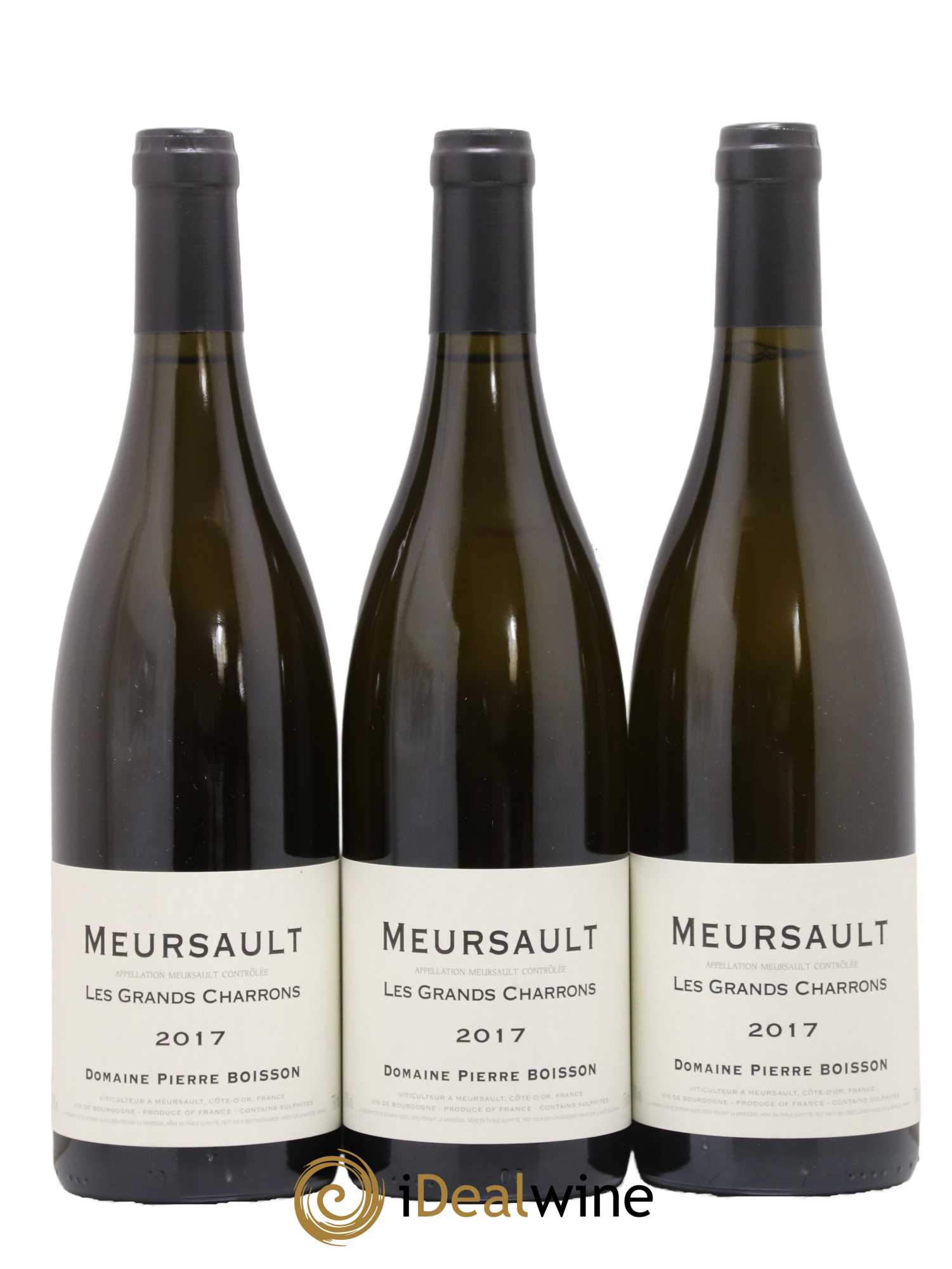 Meursault Les Grands Charrons Pierre Boisson (Domaine) 2017 - Lot de 3 bouteilles - 0