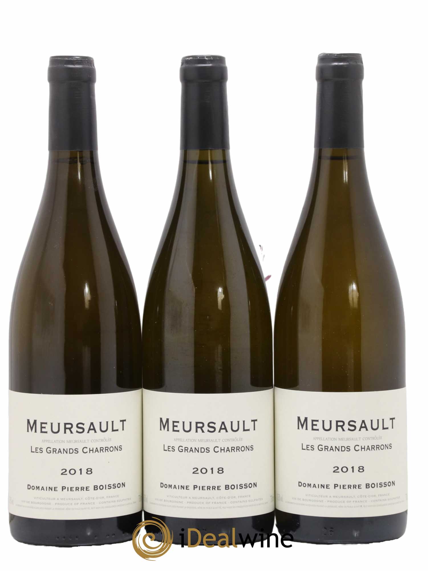 Meursault Les Grands Charrons Pierre Boisson (Domaine) 2018 - Lot de 3 bouteilles - 0
