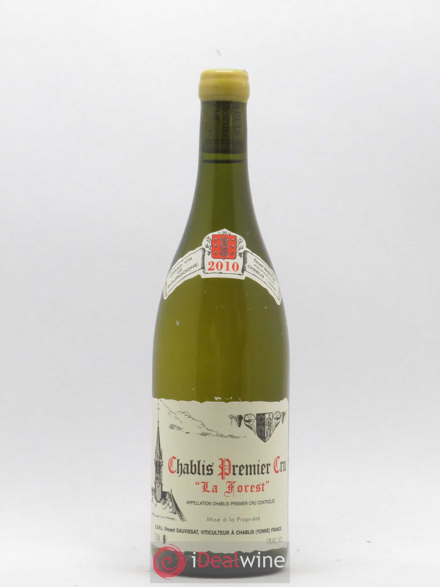 Chablis 1er Cru La Forest Vincent Dauvissat (Domaine) 2010 - Lot de 1 bouteille - 0