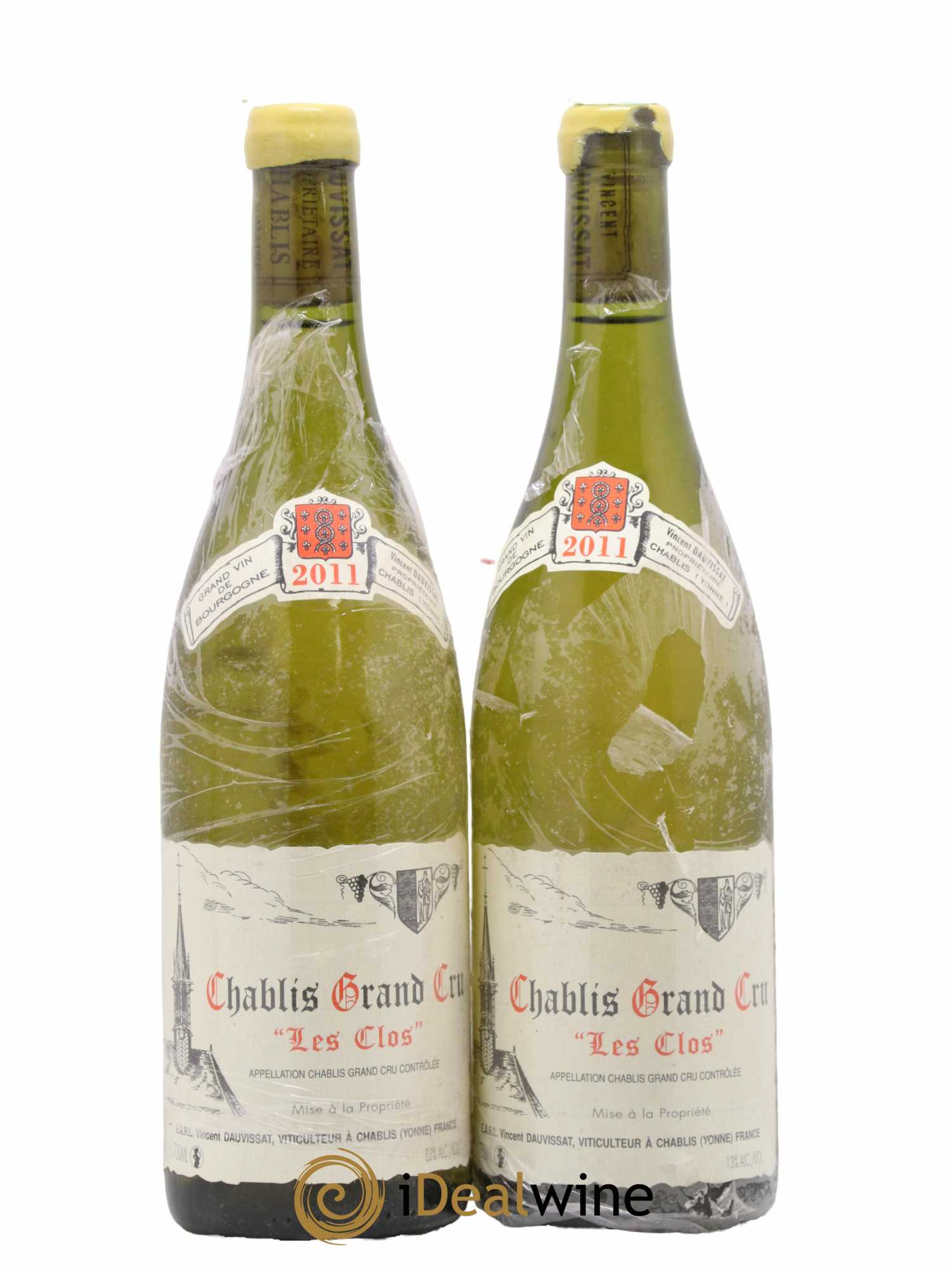 Chablis Grand Cru Les Clos Vincent Dauvissat (Domaine) 2011 - Lot de 2 bouteilles - 0