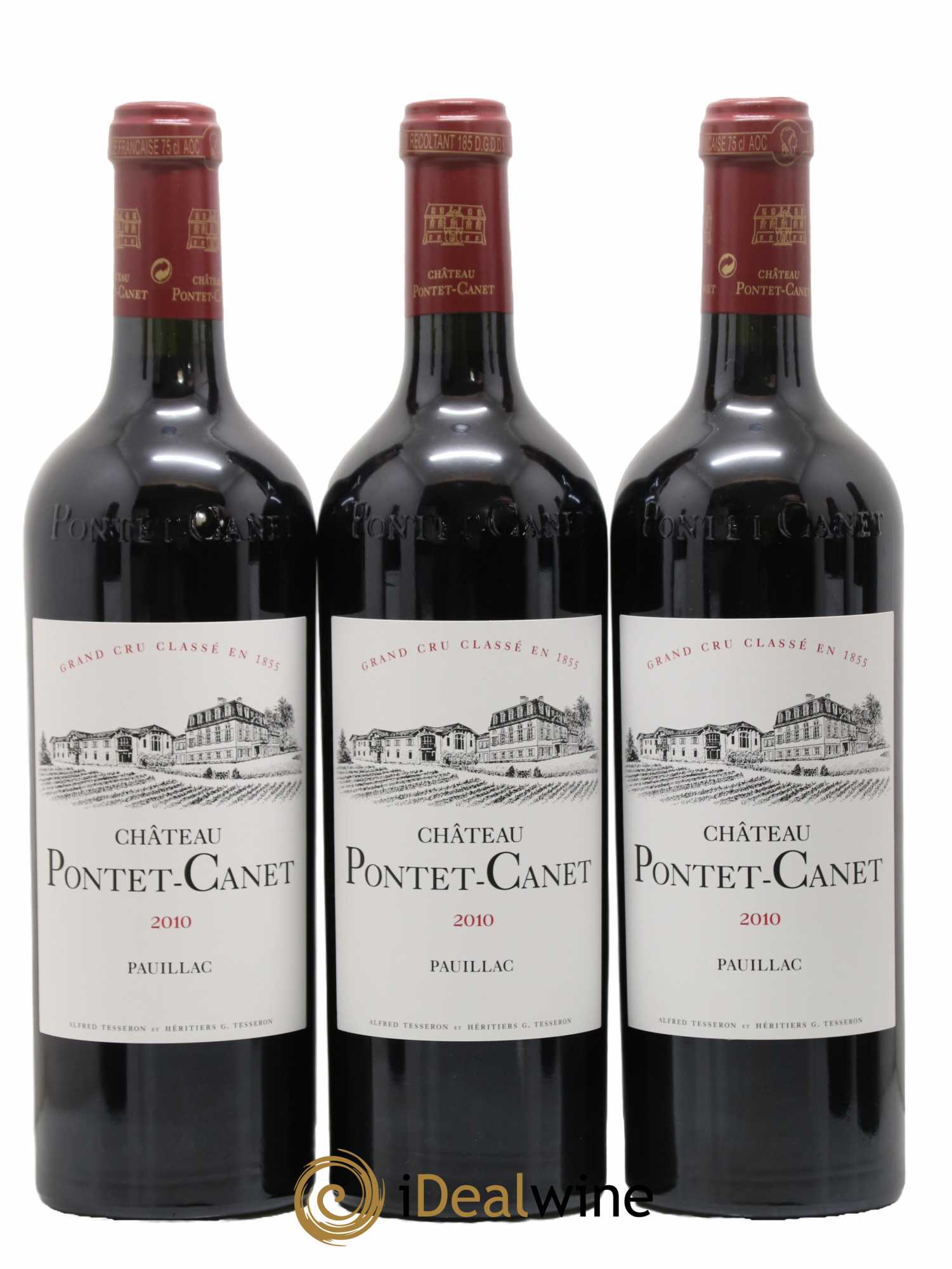 Château Pontet Canet 5ème Grand Cru Classé 2010 - Lot de 12 bouteilles - 3