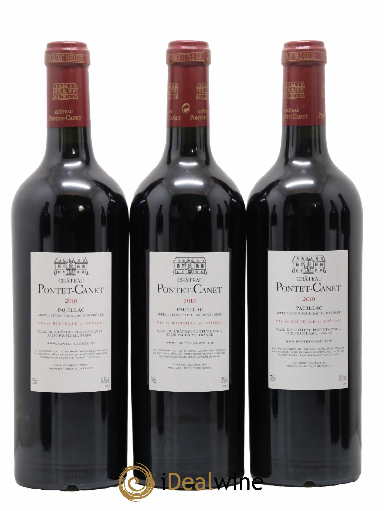 Château Pontet Canet 5ème Grand Cru Classé 2010 - Lot de 12 bouteilles - 4