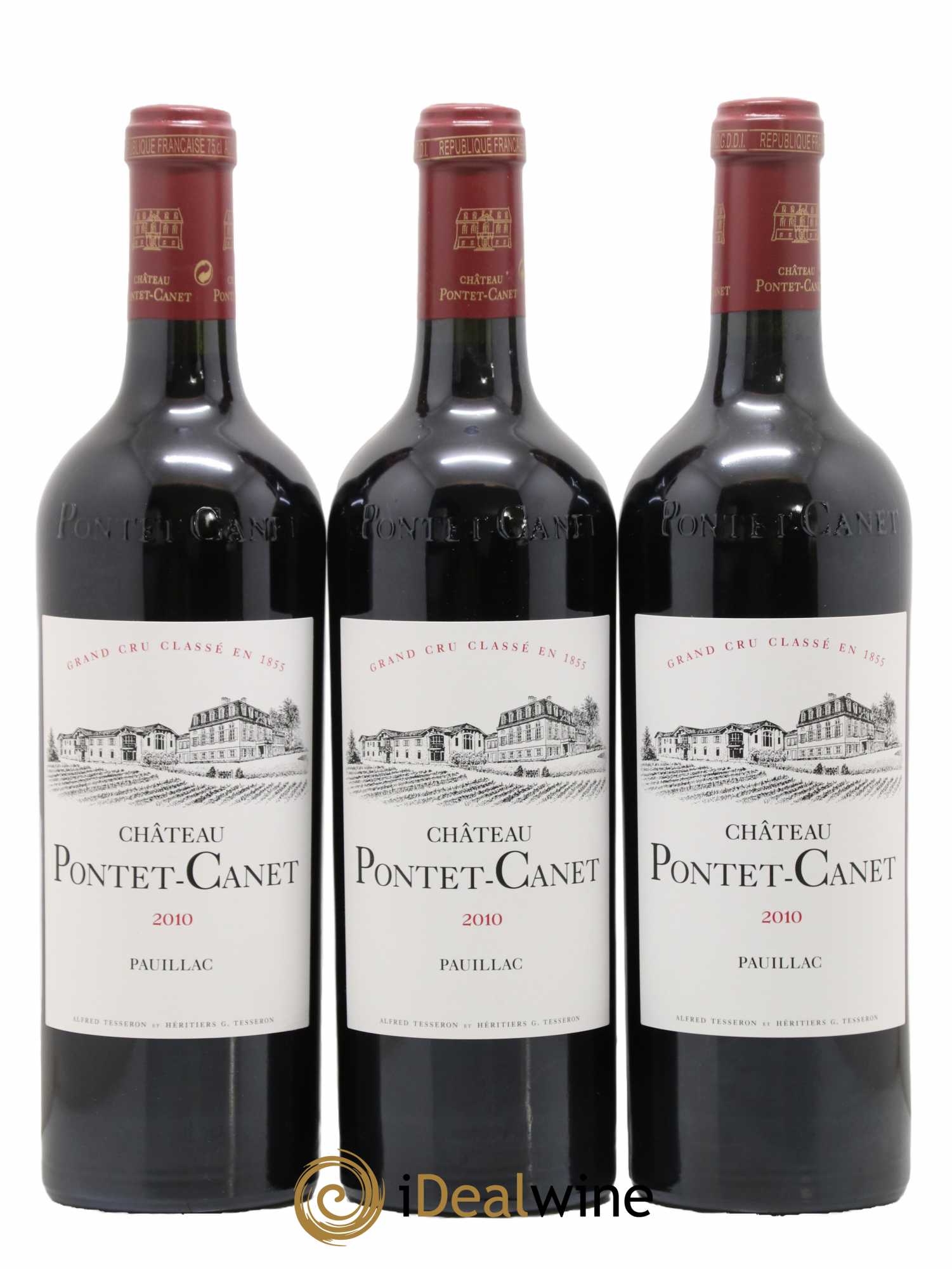 Château Pontet Canet 5ème Grand Cru Classé 2010 - Lot de 12 bouteilles - 7