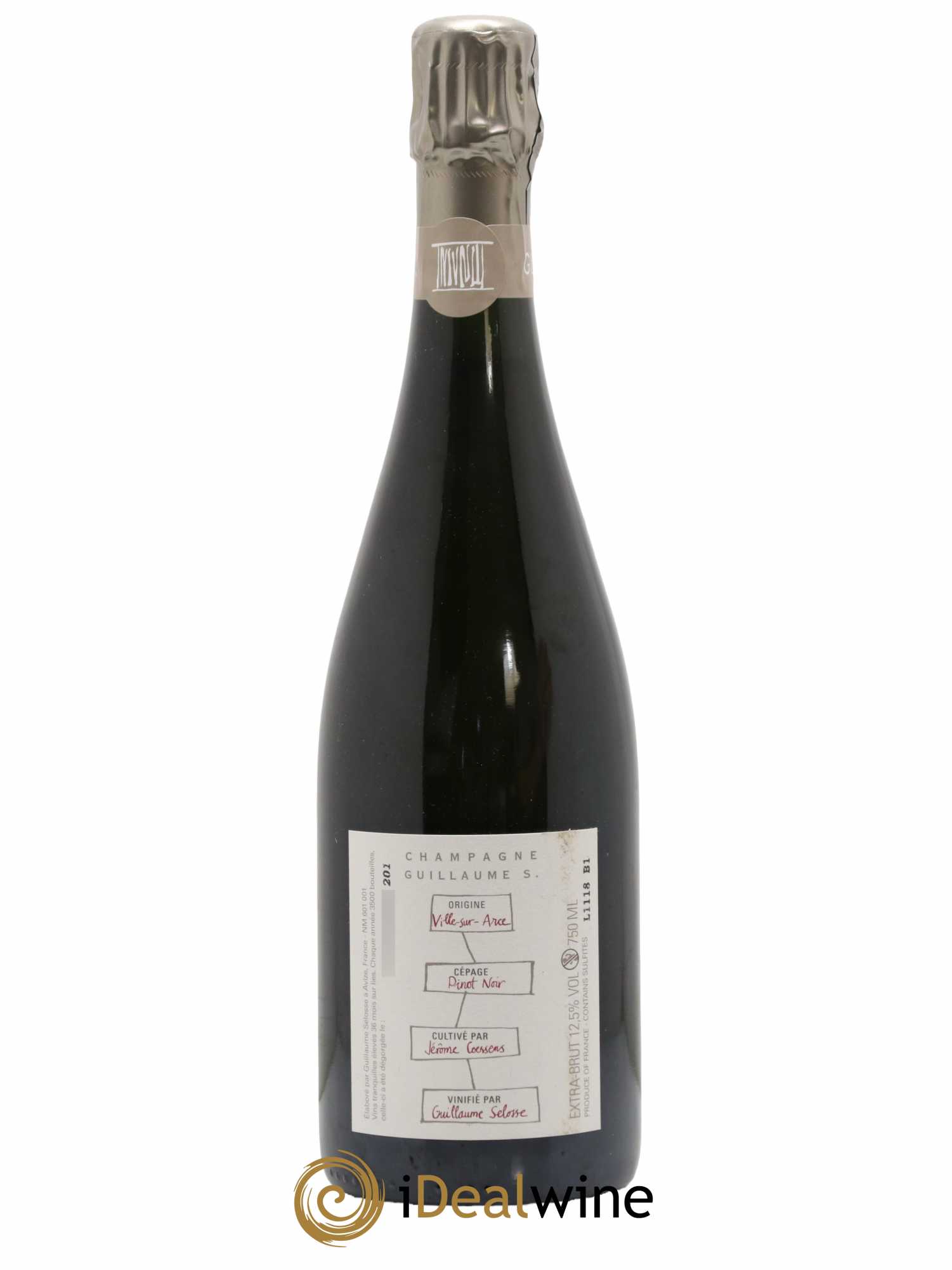 Largillier Extra-Brut Guillaume Selosse - Lot de 1 bouteille - 1