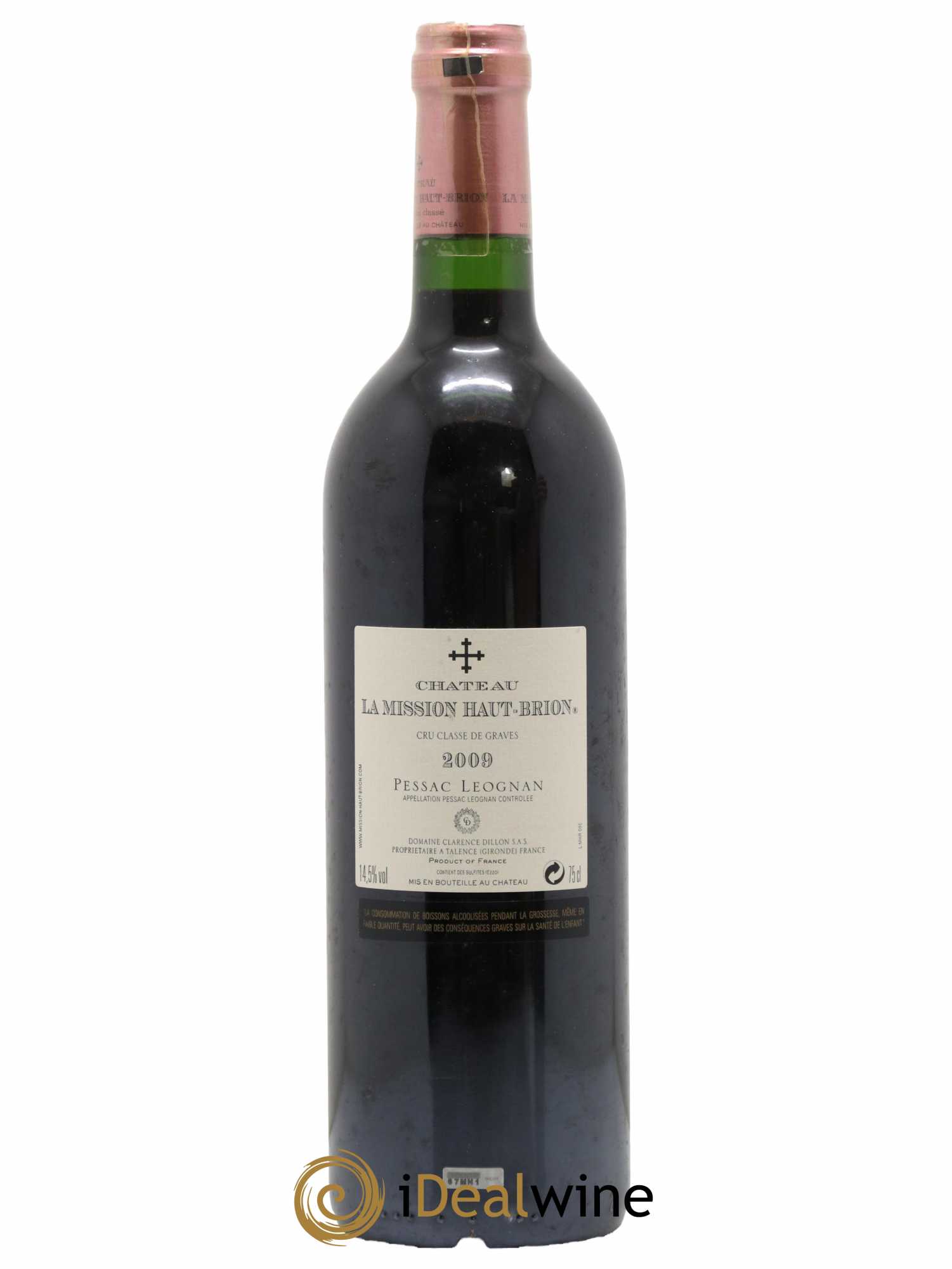 Château la Mission Haut-Brion Cru Classé de Graves 2009 - Lot de 1 bouteille - 1