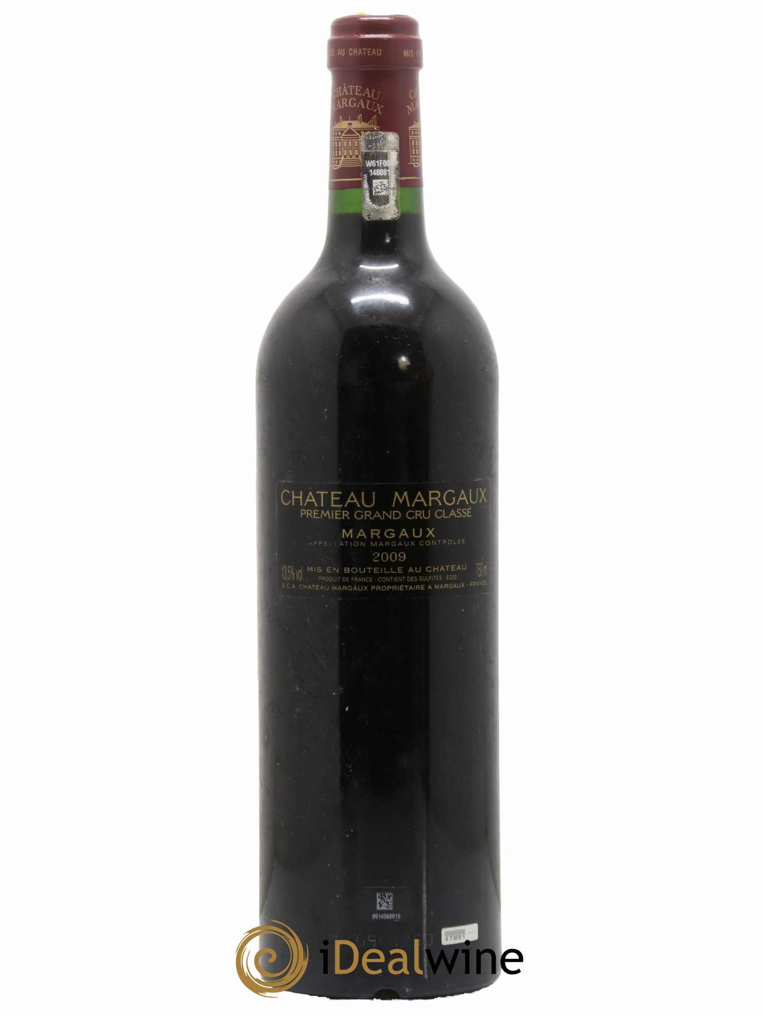 Château Margaux 1er Grand Cru Classé 2009 - Lot de 1 bouteille - 1