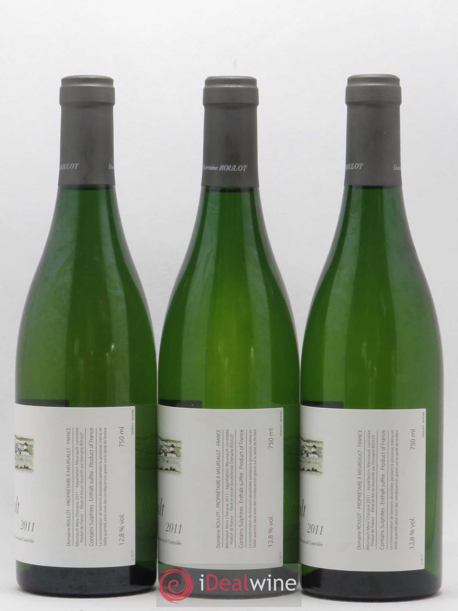 Meursault Meix Chavaux Roulot (Domaine) 2011 - Lot de 3 bouteilles - 1