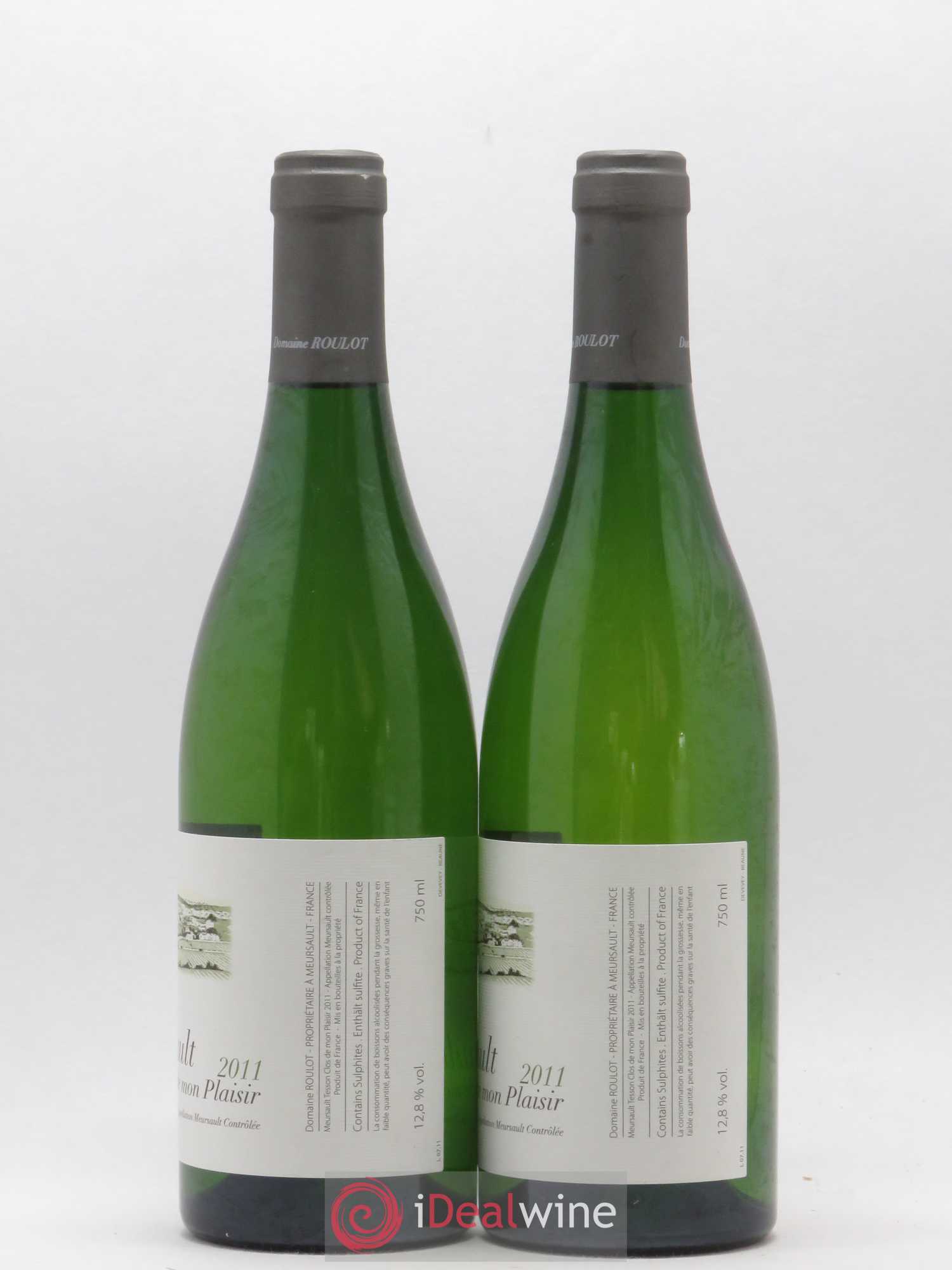 Meursault Les Tessons Clos de Mon plaisir Roulot (Domaine) 2011 - Lot of 2 bottles - 1