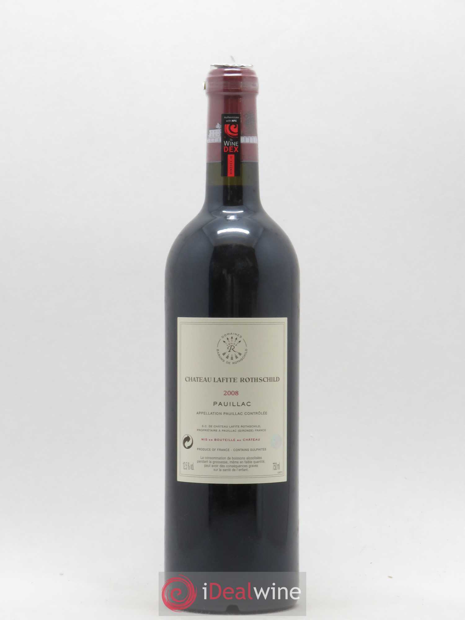 Château Lafite Rothschild 1er Grand Cru Classé 2008 - Lot de 1 bouteille - 1