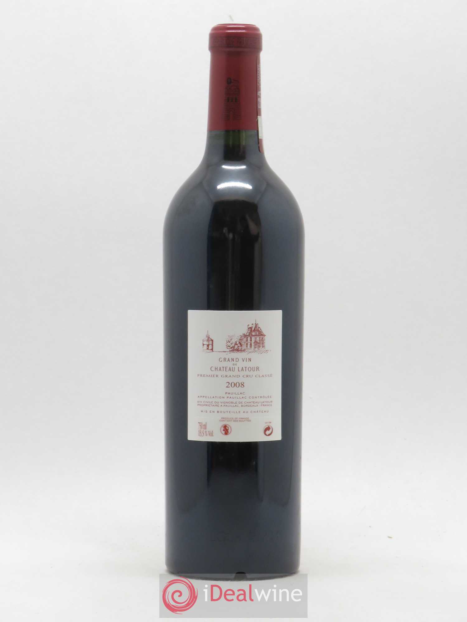 Château Latour 1er Grand Cru Classé 2008 - Lot de 1 bouteille - 1