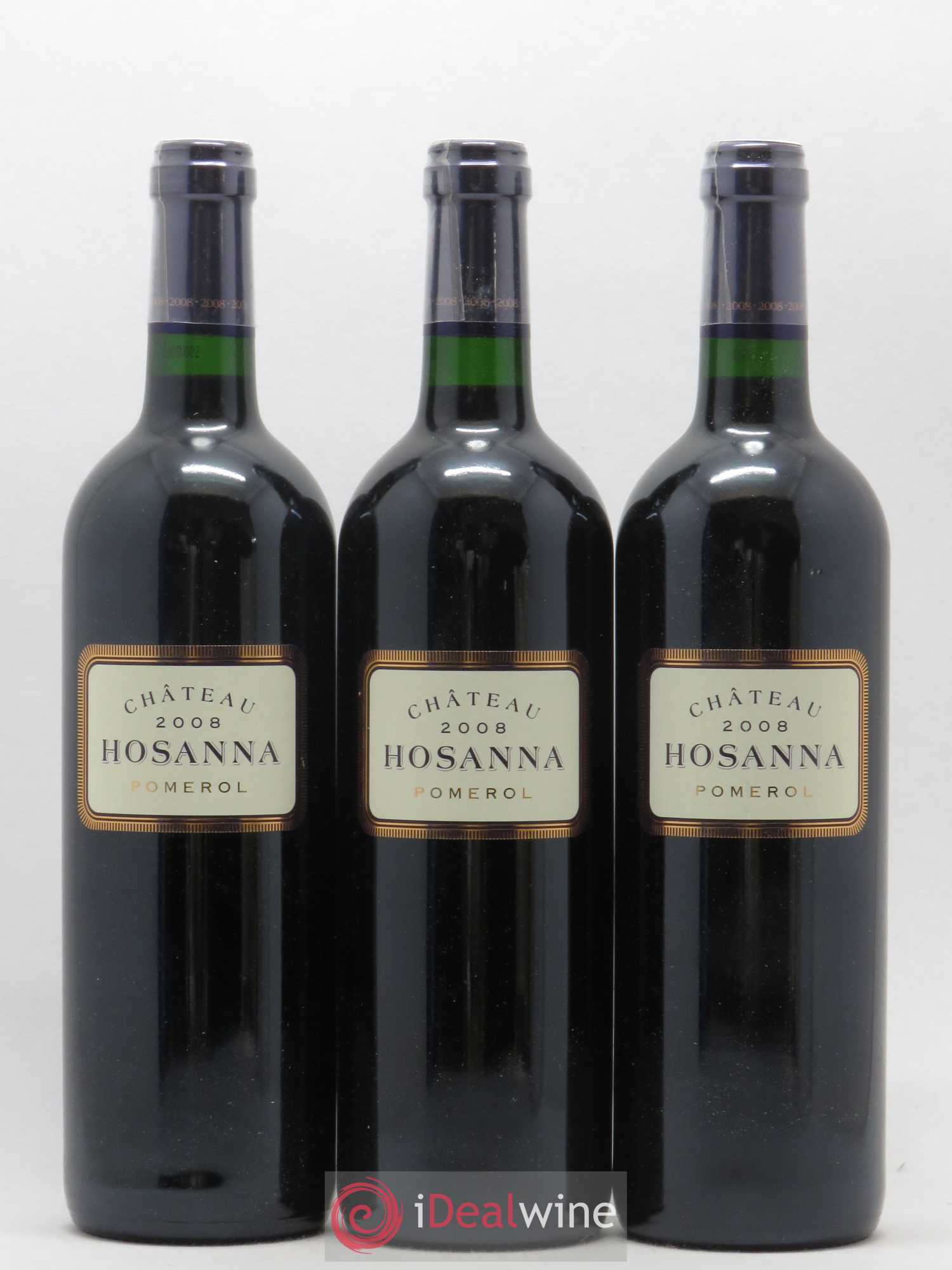 Château Hosanna 2008 - Lot de 3 bouteilles - 0