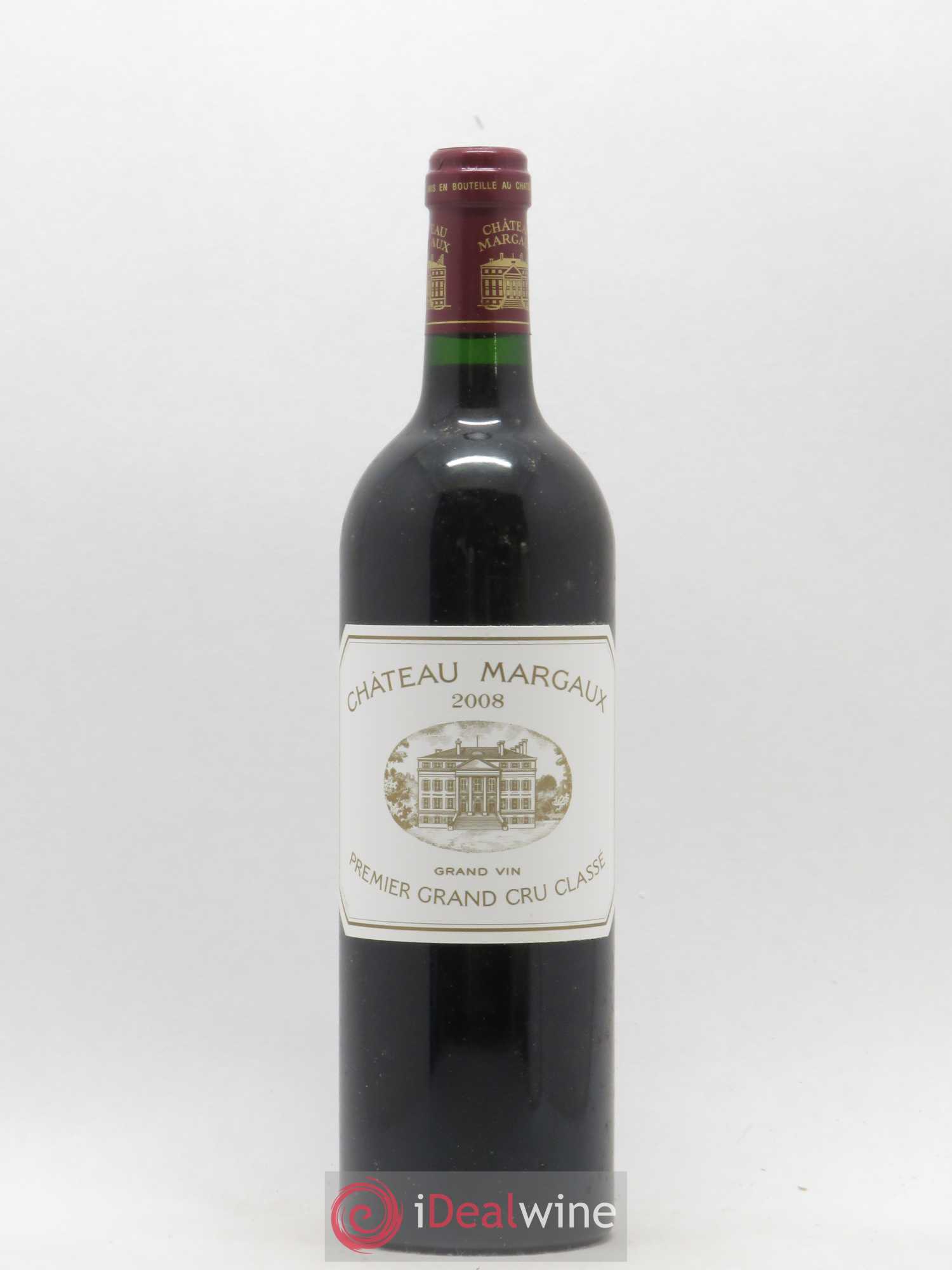 Château Margaux 1er Grand Cru Classé 2008 - Lot de 1 bouteille - 0