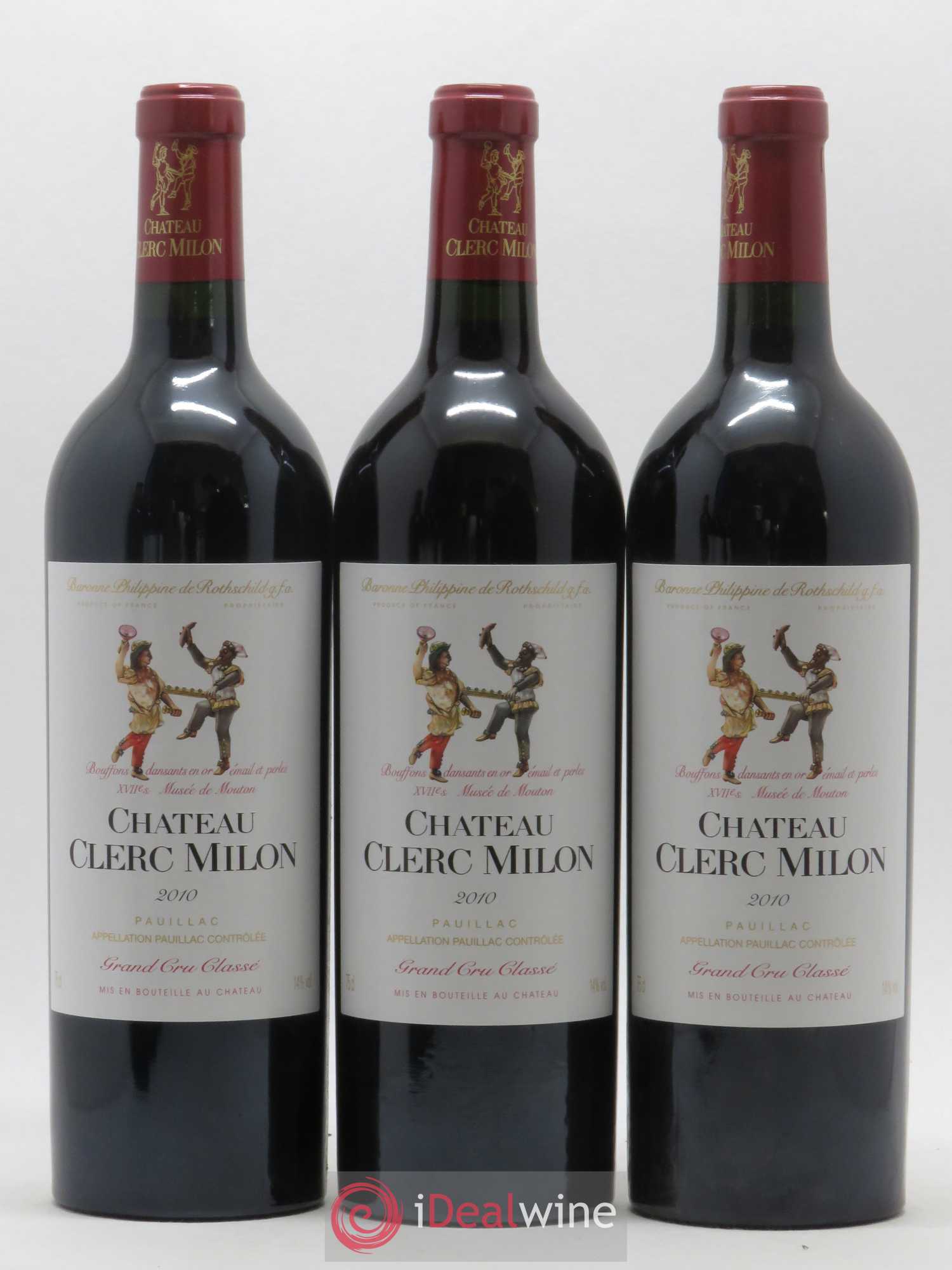 Château Clerc Milon 5ème Grand Cru Classé 2010 - Lot de 12 bouteilles - 2