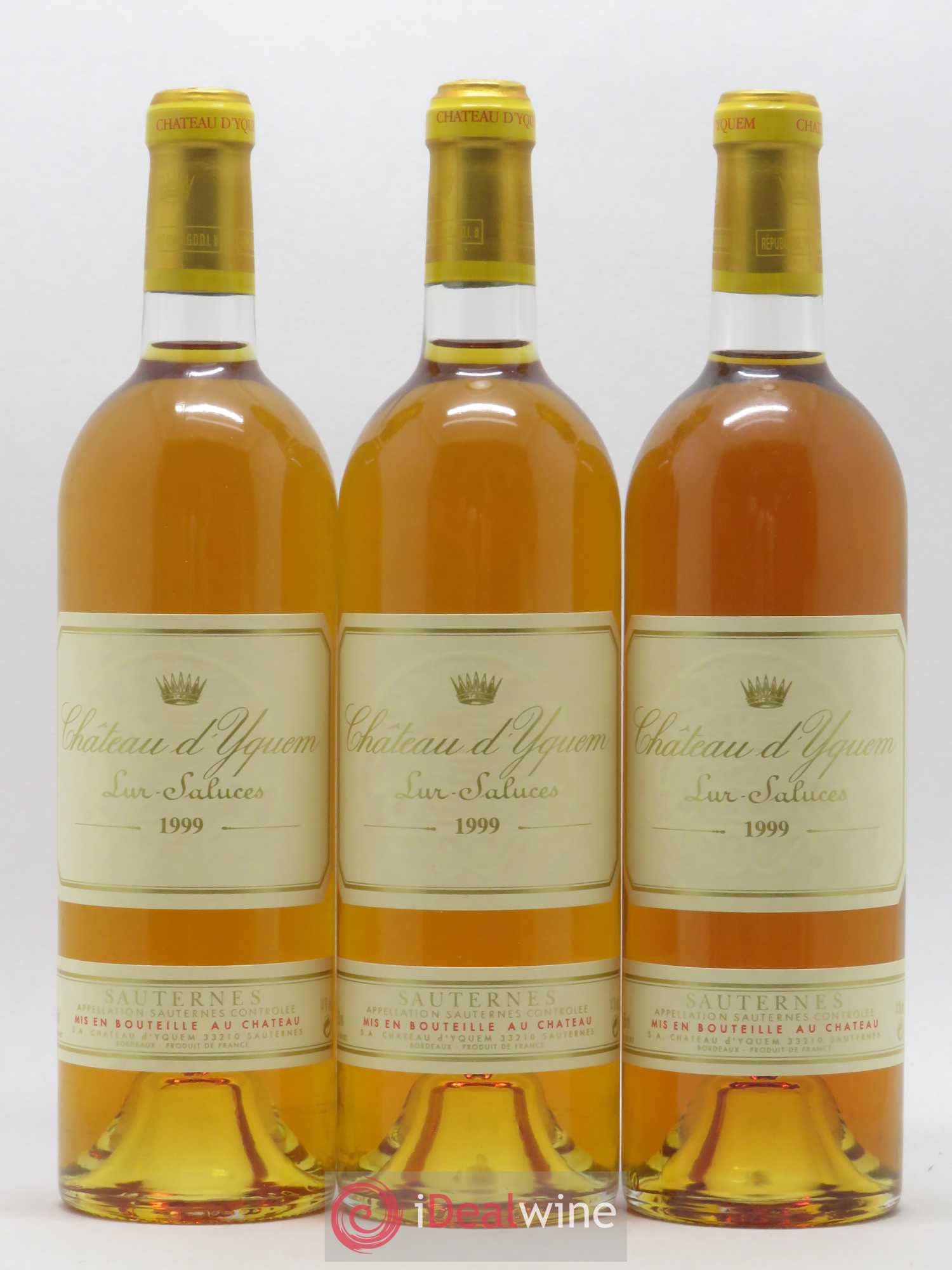 Château d' Yquem 1er Cru Classé Supérieur 1999 - Lotto di 6 bottiglie - 1