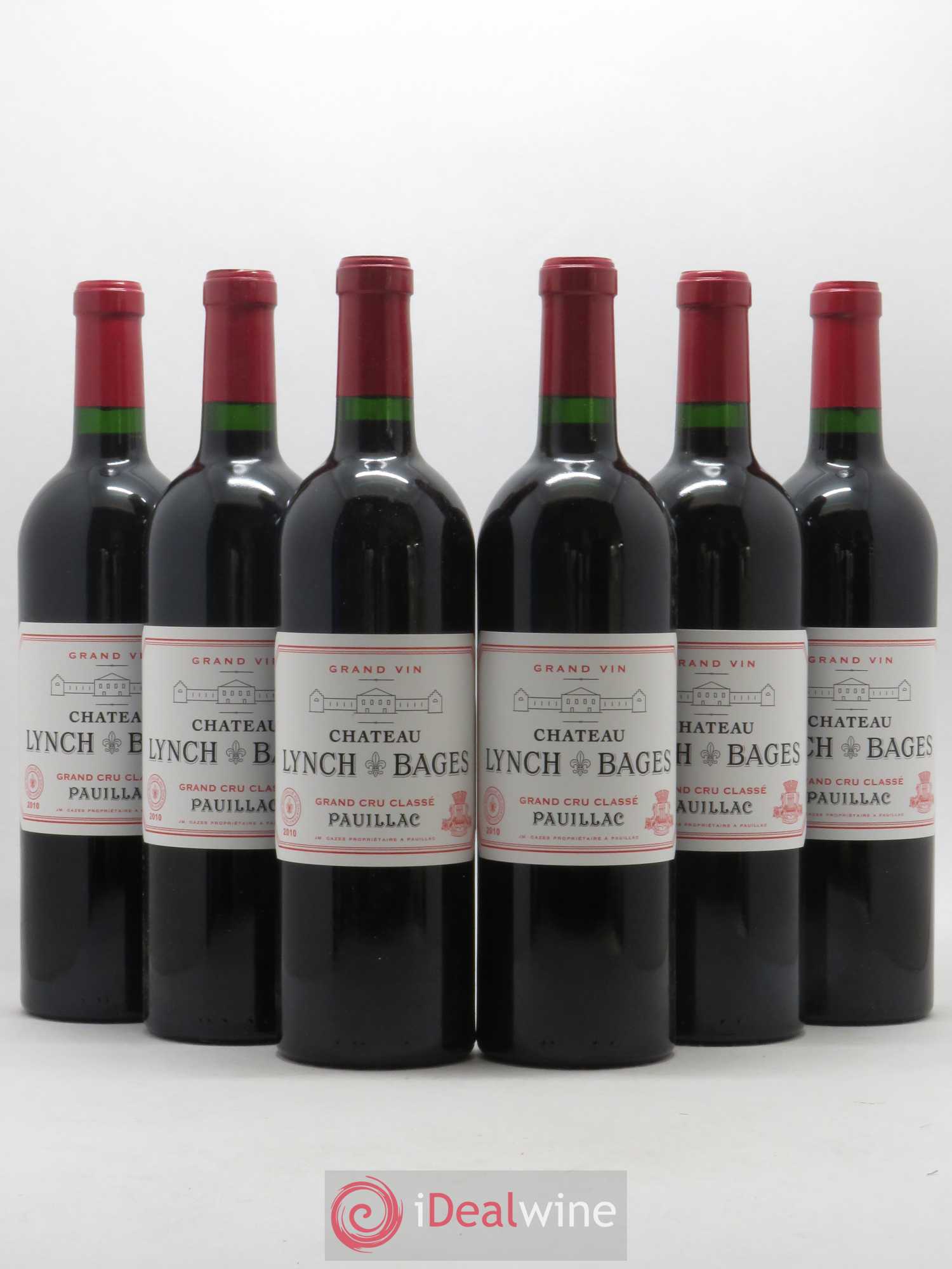 Château Lynch Bages 5ème Grand Cru Classé 2010 - Lot de 6 bouteilles - 0