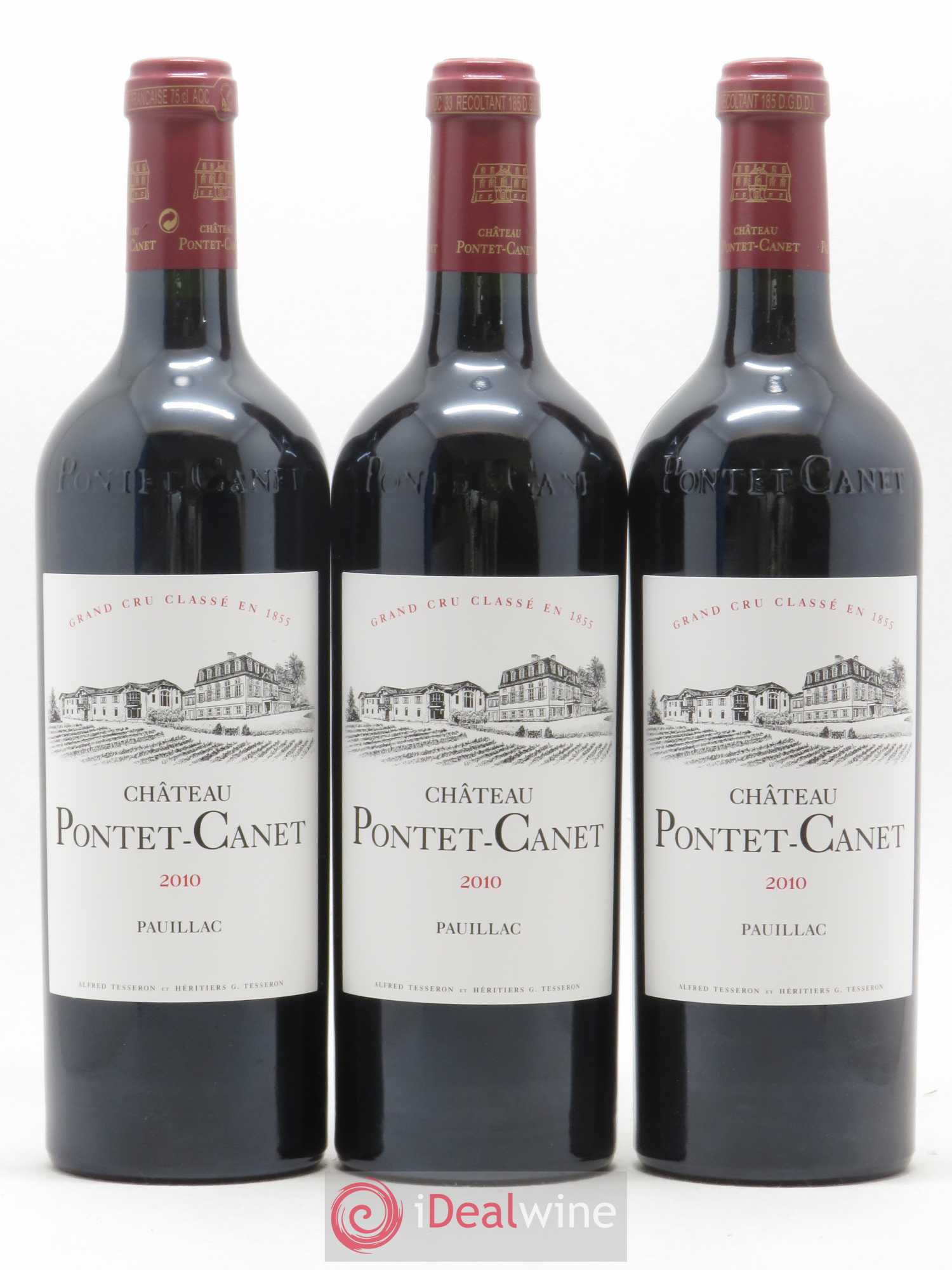 Château Pontet Canet 5ème Grand Cru Classé 2010 - Lot de 12 bouteilles - 5