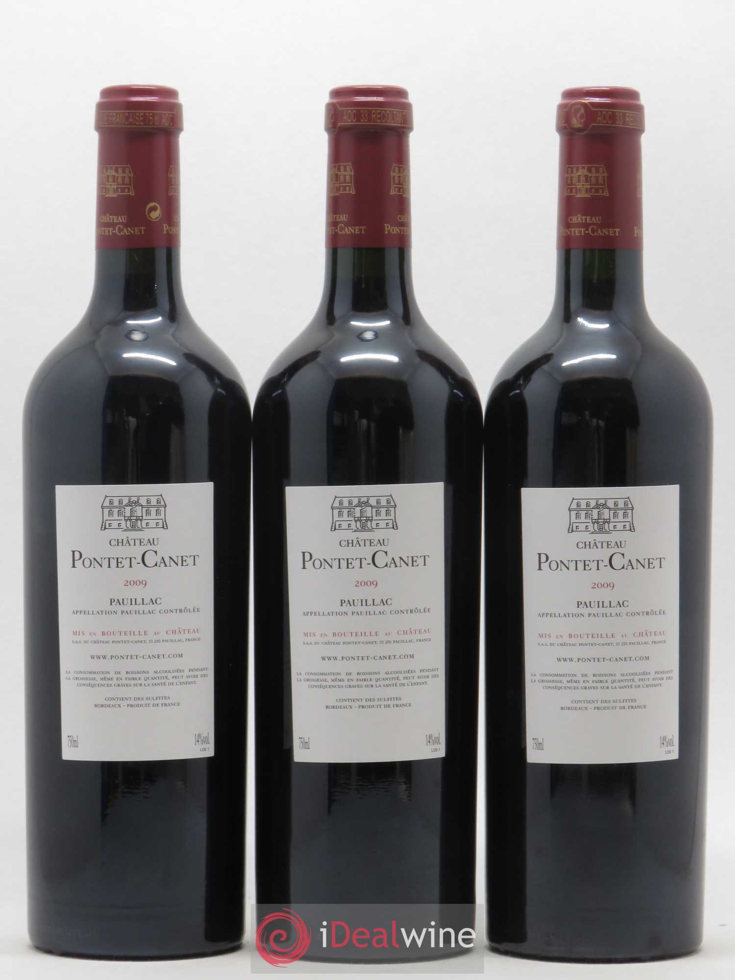 Château Pontet Canet 5ème Grand Cru Classé 2009 - Lot de 12 bouteilles - 2