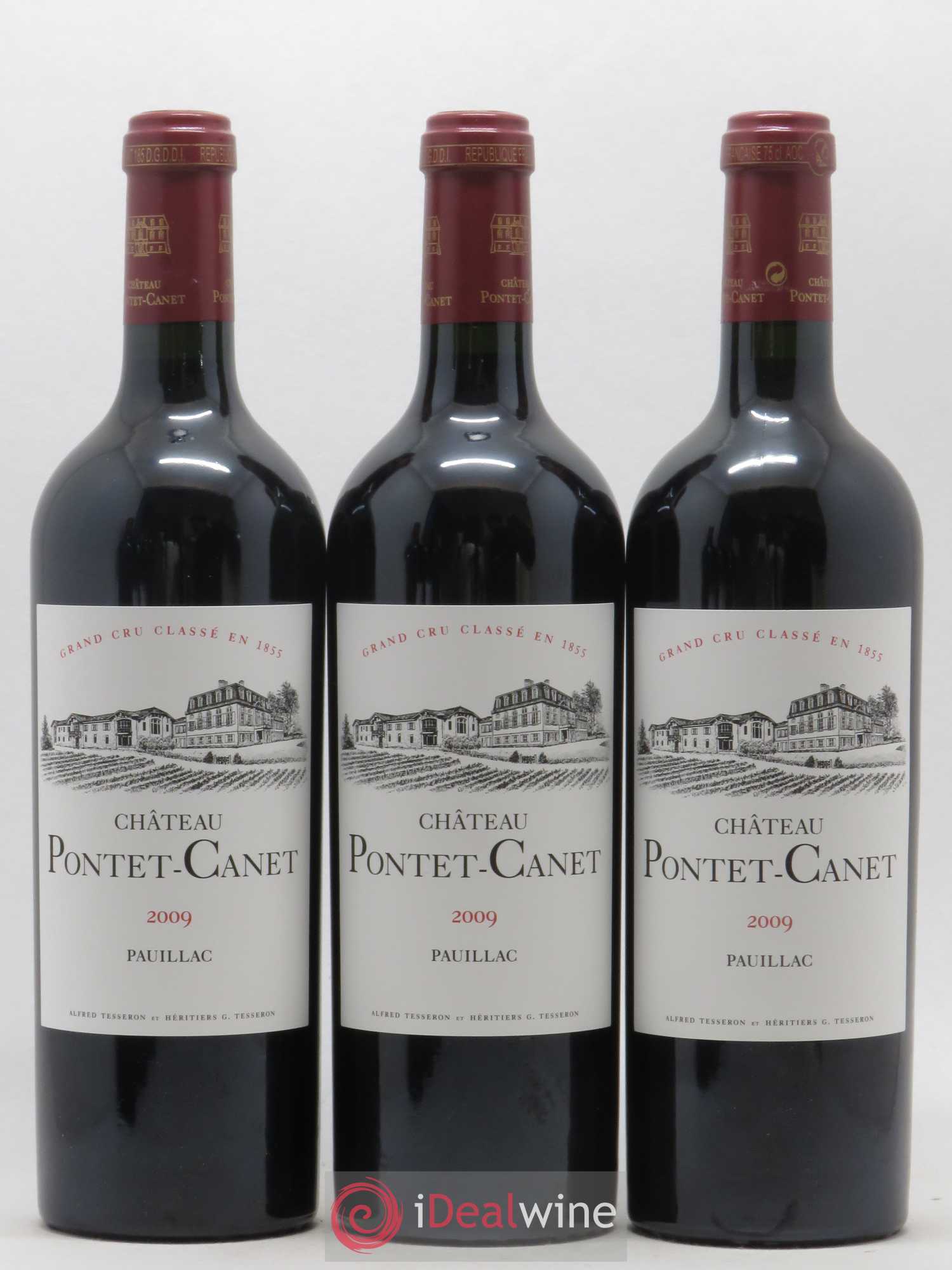Château Pontet Canet 5ème Grand Cru Classé 2009 - Lot de 12 bouteilles - 3