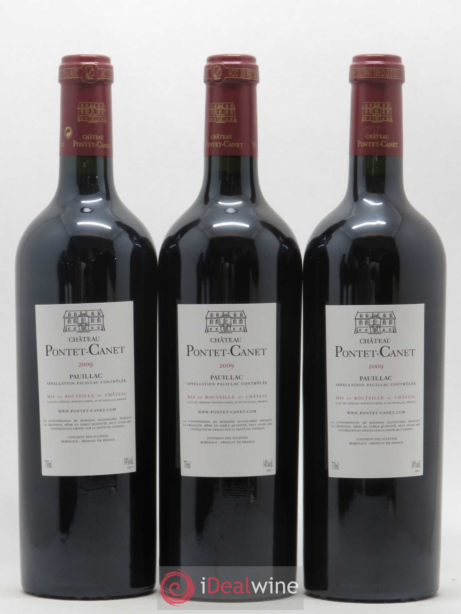 Château Pontet Canet 5ème Grand Cru Classé 2009 - Lot de 12 bouteilles - 4