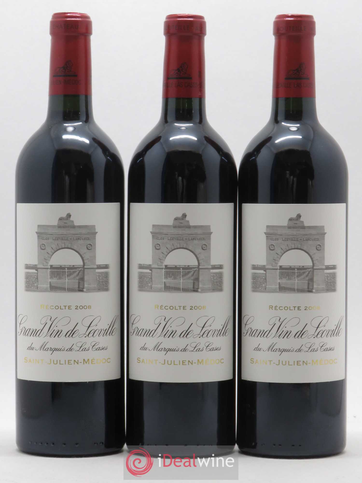 Château Léoville Las Cases 2ème Grand Cru Classé 2008 - Lot de 12 bouteilles - 3