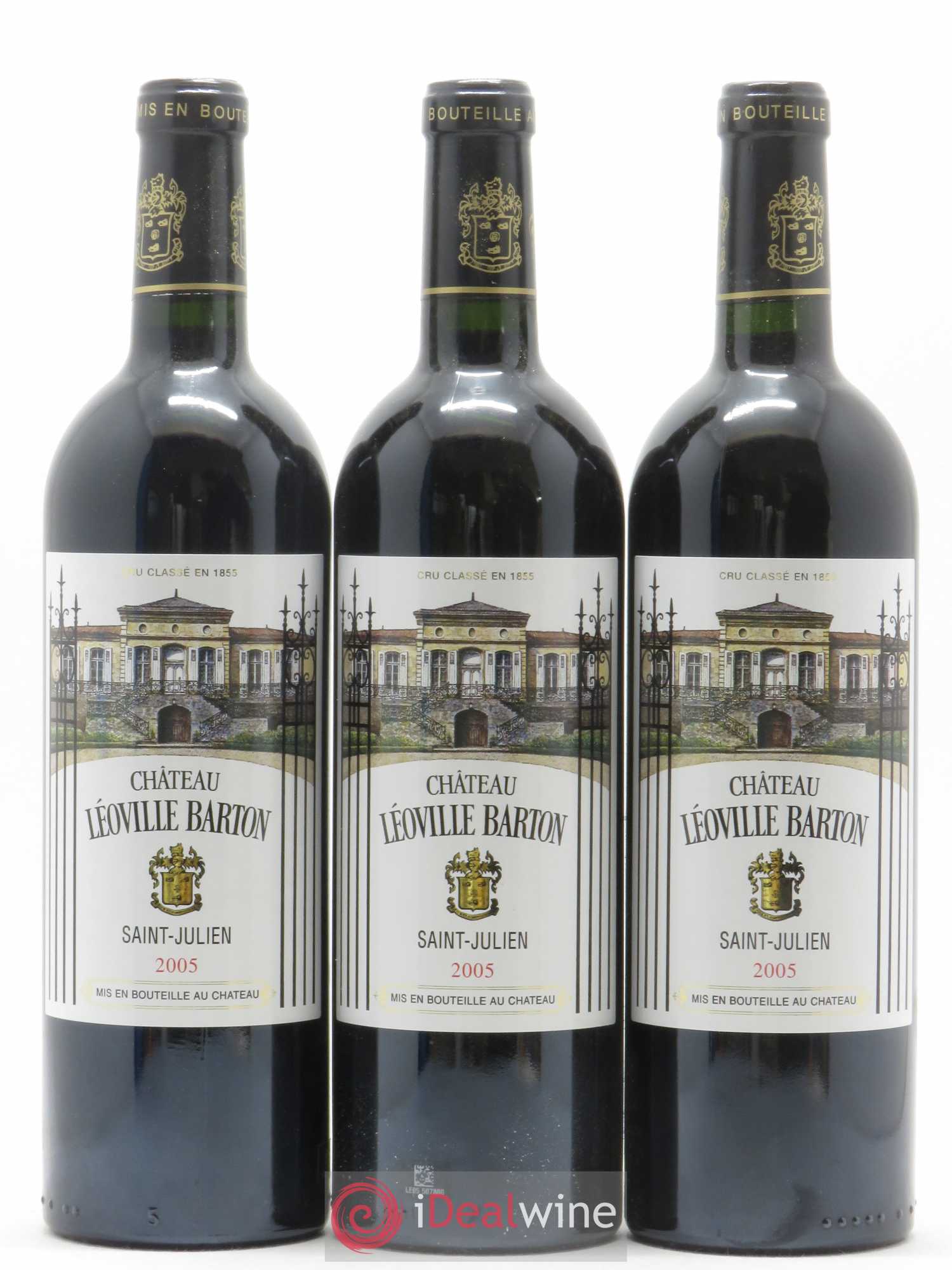 Château Léoville Barton 2ème Grand Cru Classé 2005 - Lot de 12 bouteilles - 1